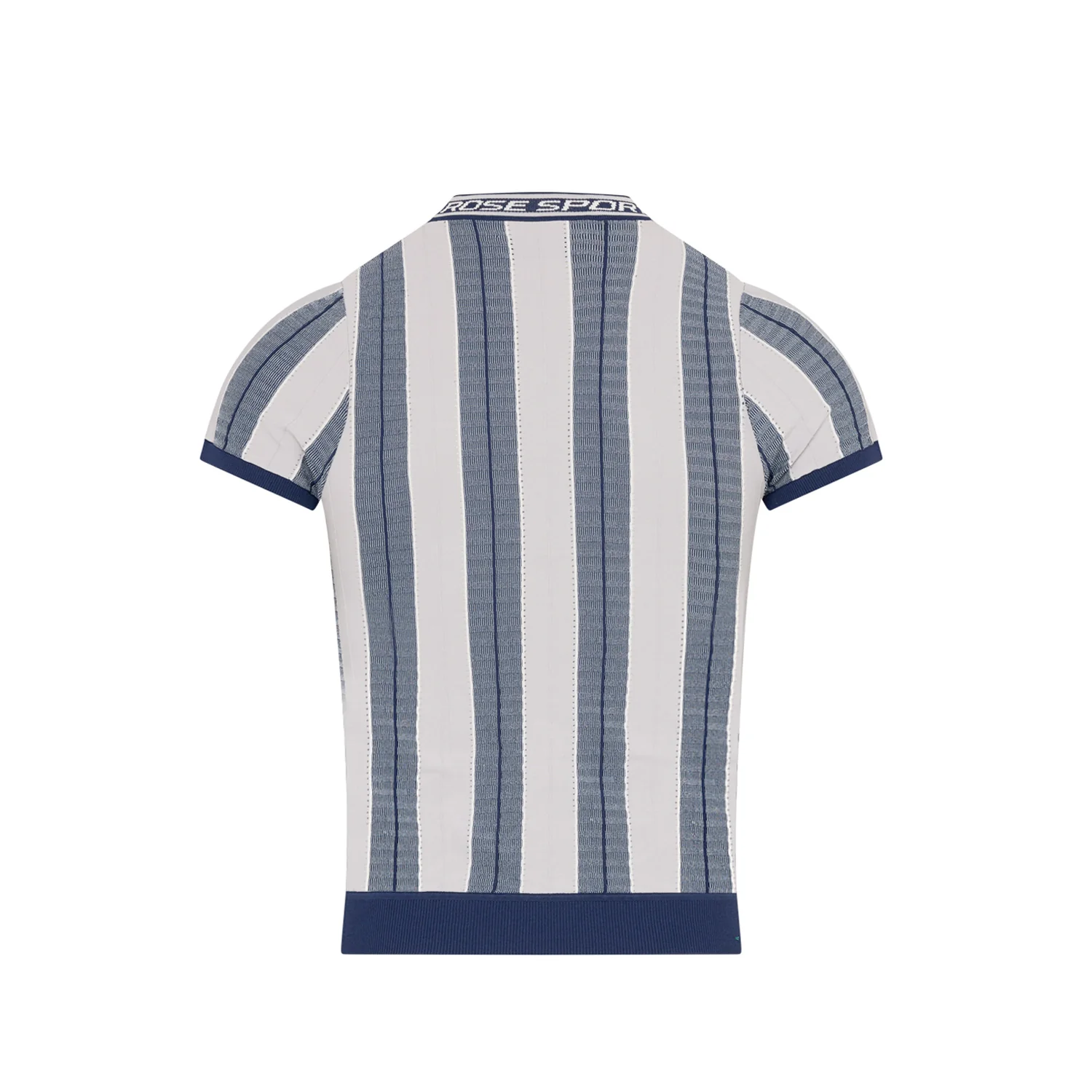 Martine Rose LOGO TIGHT T-SHIRT, Blue/Grey - Image 2
