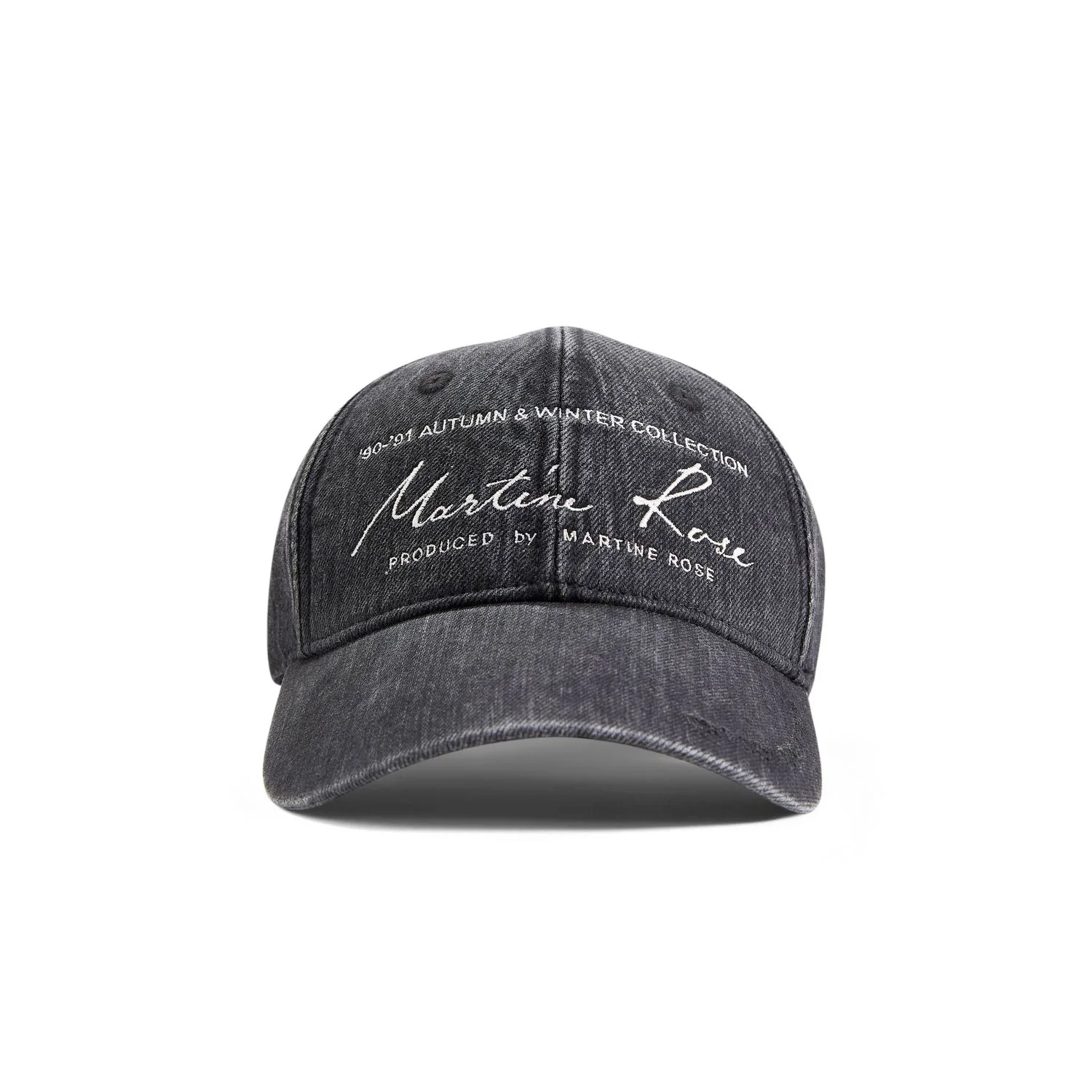 Martine Rose SIGNATURE CAP, Black Washed - Image 2