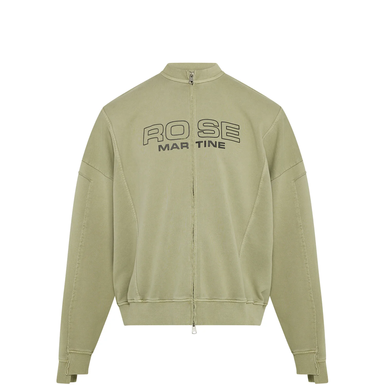 Martine Rose ZIP UP CREW, Green Sage