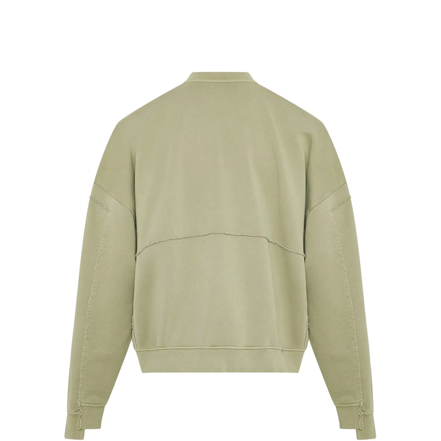 Martine Rose ZIP UP CREW, Green Sage - Image 2