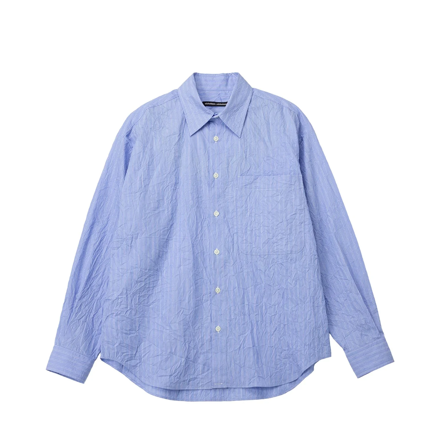 Nicholson & Nicholson CLEA SHIRT, Sax/Stripe