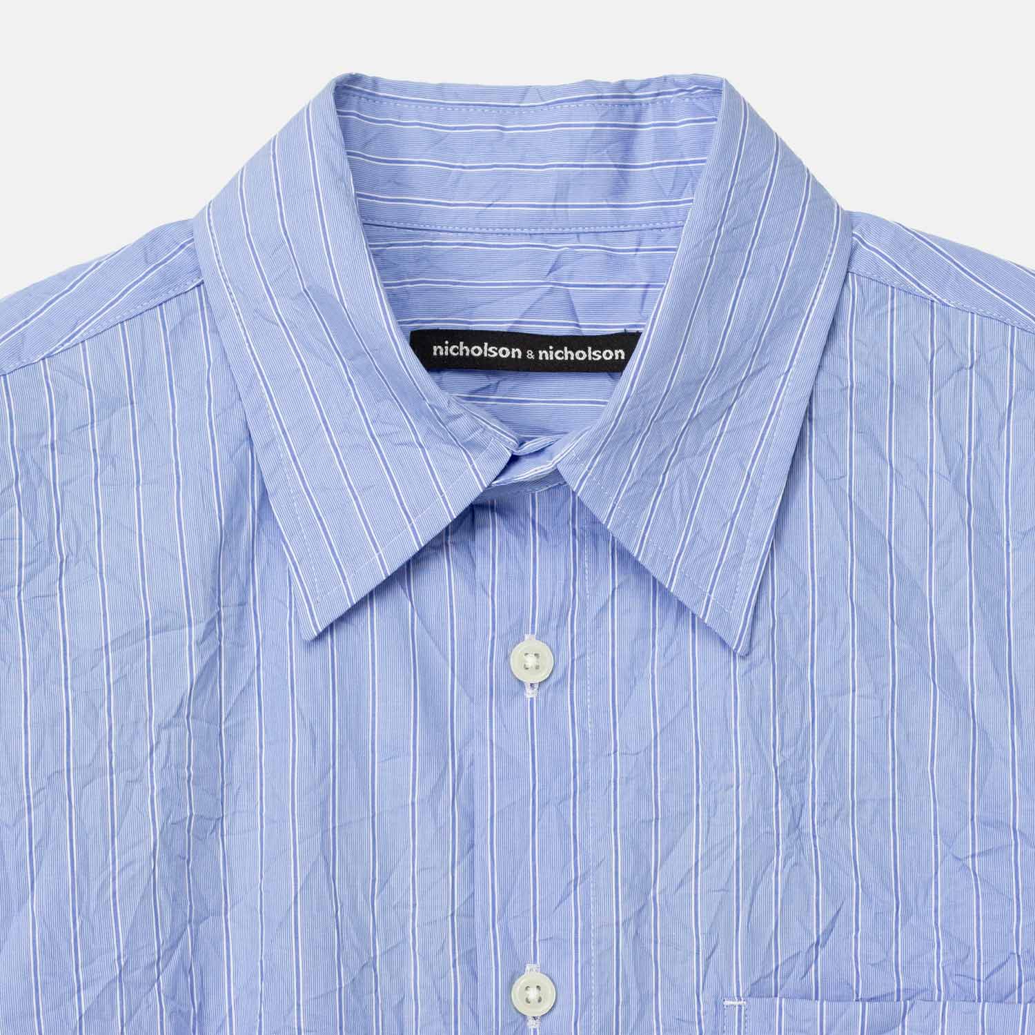 Nicholson & Nicholson CLEA SHIRT, Sax/Stripe - Image 4