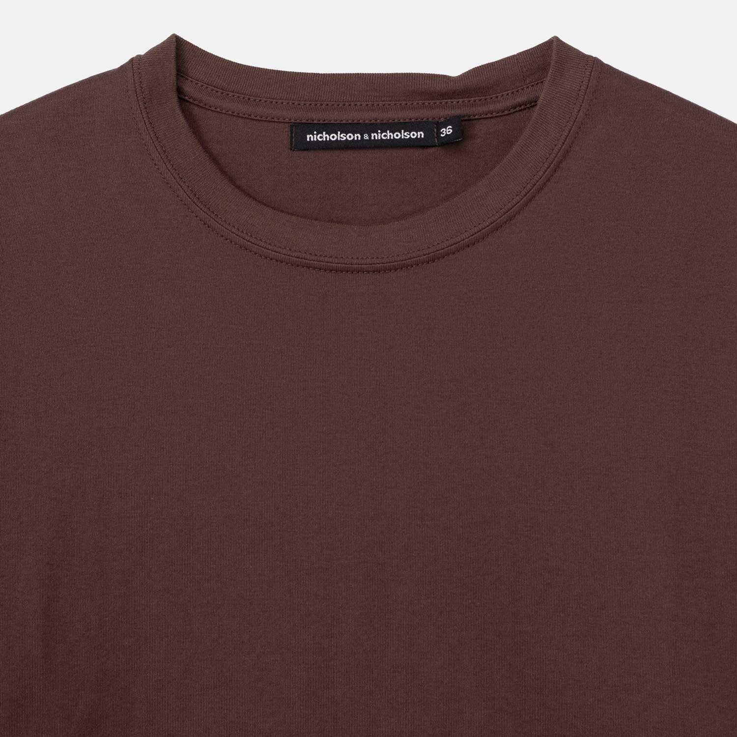 Nicholson & Nicholson HUG T-SHIRT, Brown - Image 2