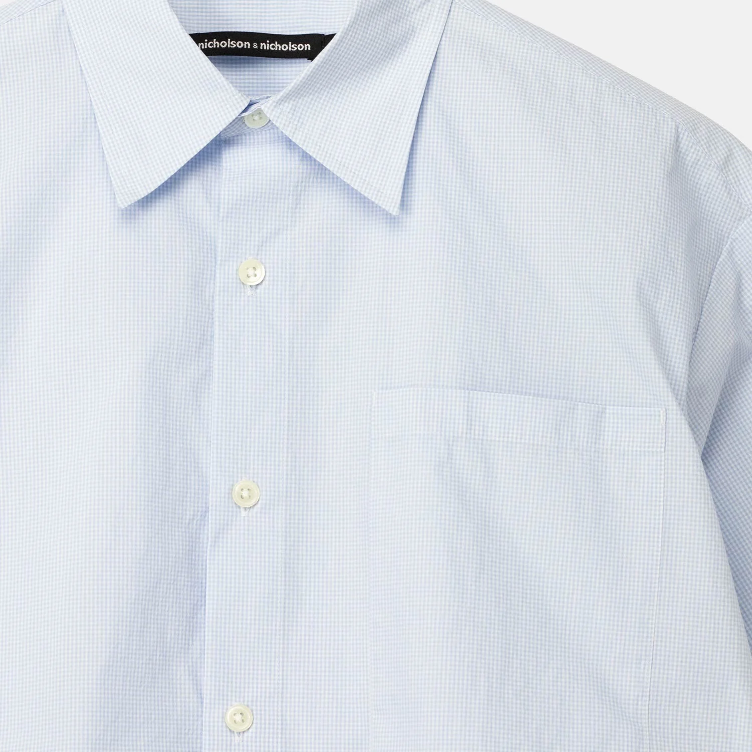 Nicholson & Nicholson LINDA SHIRT, Sax/Check - Image 4