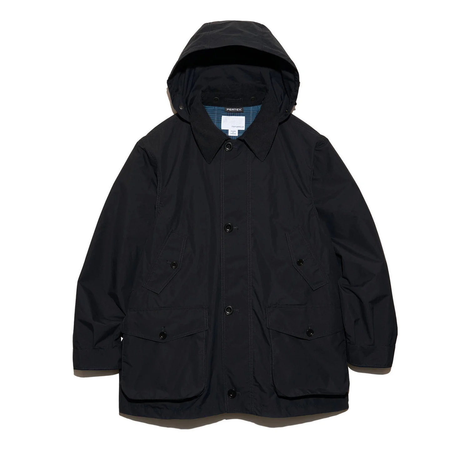 nanamica 2L PERTEX UNLIMITED FIELD JACKET, Black