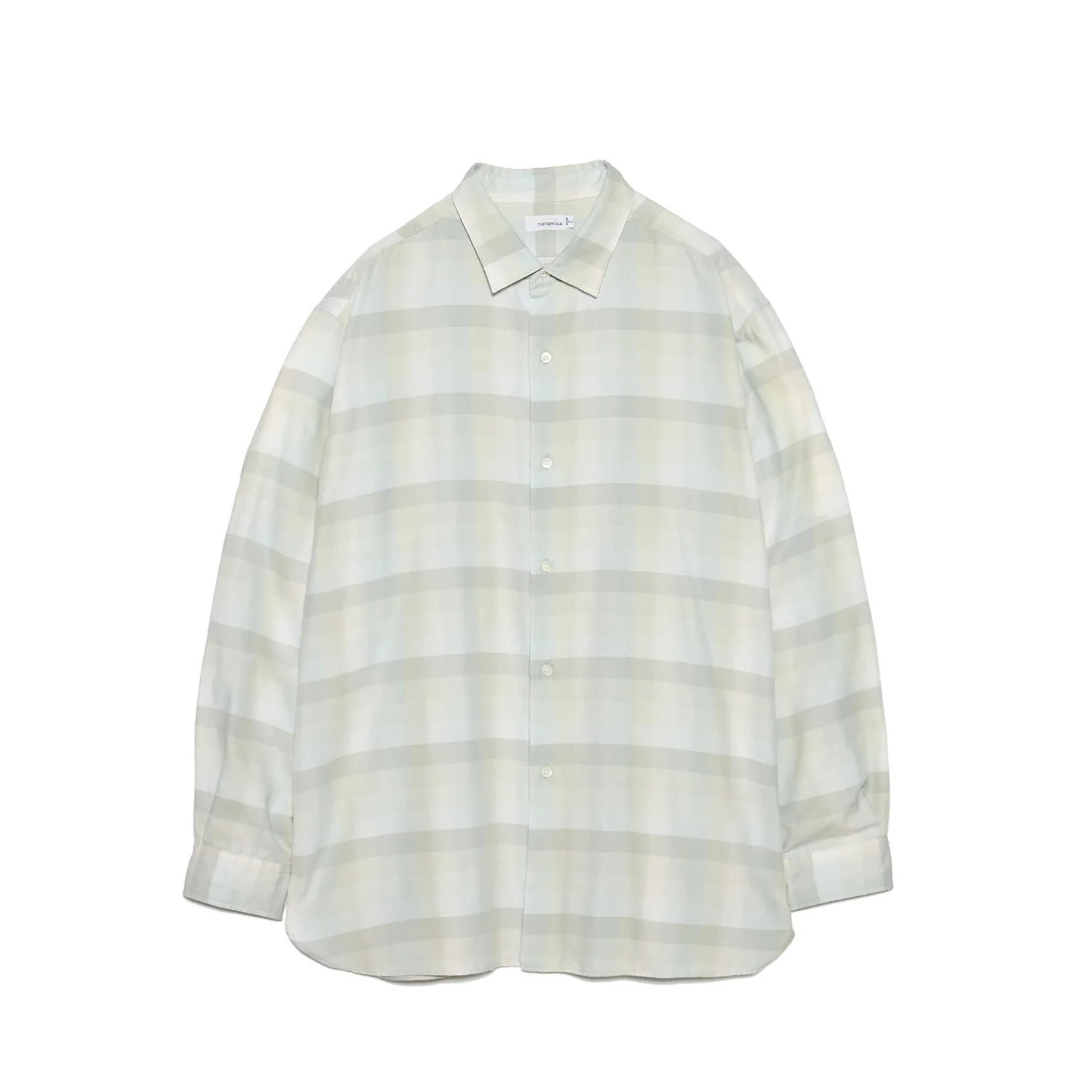 nanamica REGULAR COLLAR WIND SHIRT, Light Khaki