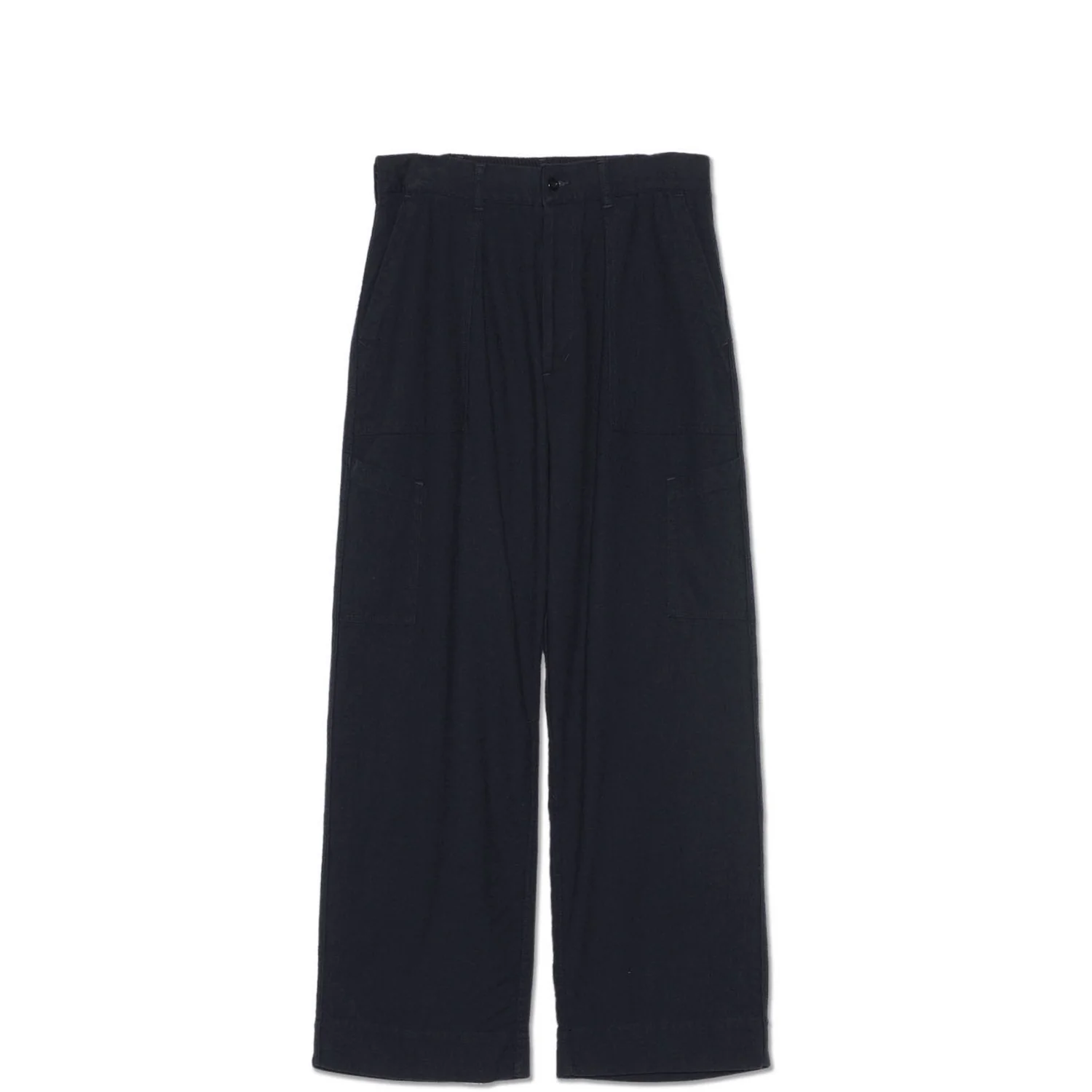 nanamica SILK NEP COTTON TWILL DECK PANT, Navy
