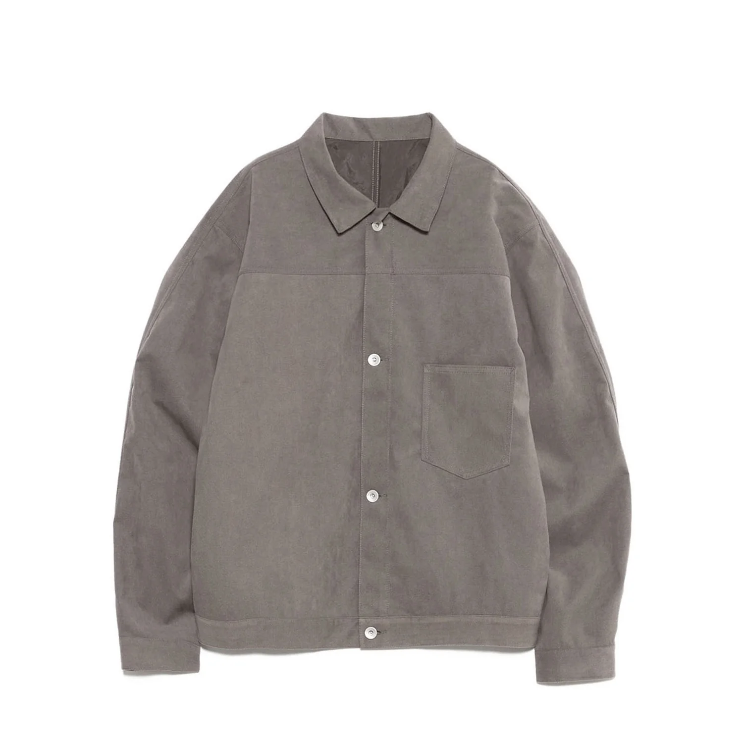 nanamica ULTRASUEDE SHORT JACKET, Grey