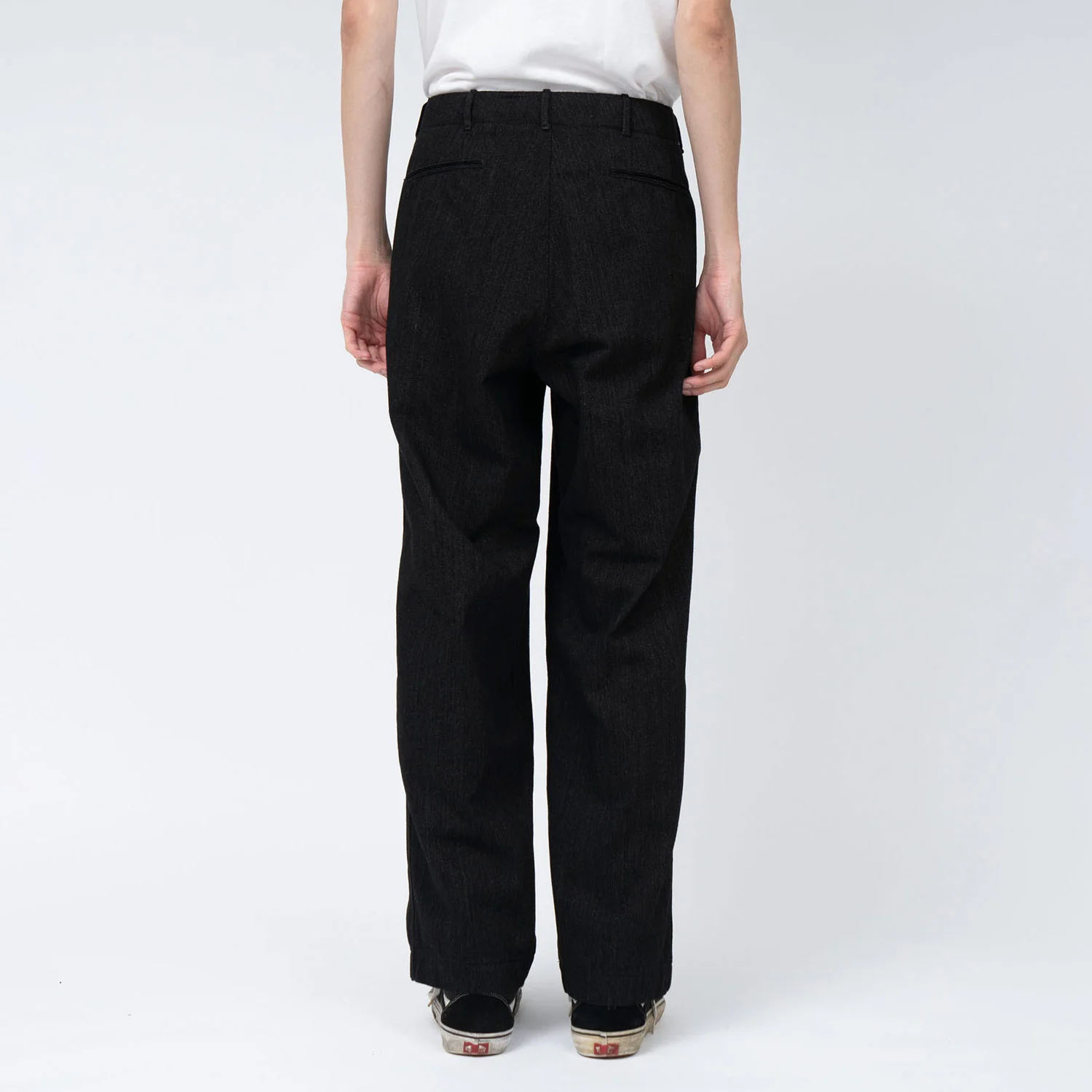 nanamica WIDE DENIM PANTS, Black - Image 3