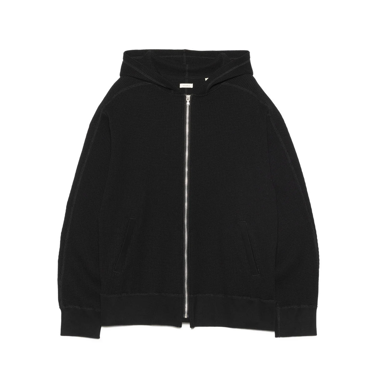 nanamica ZIP-UP THERMAL HOODIE, Black