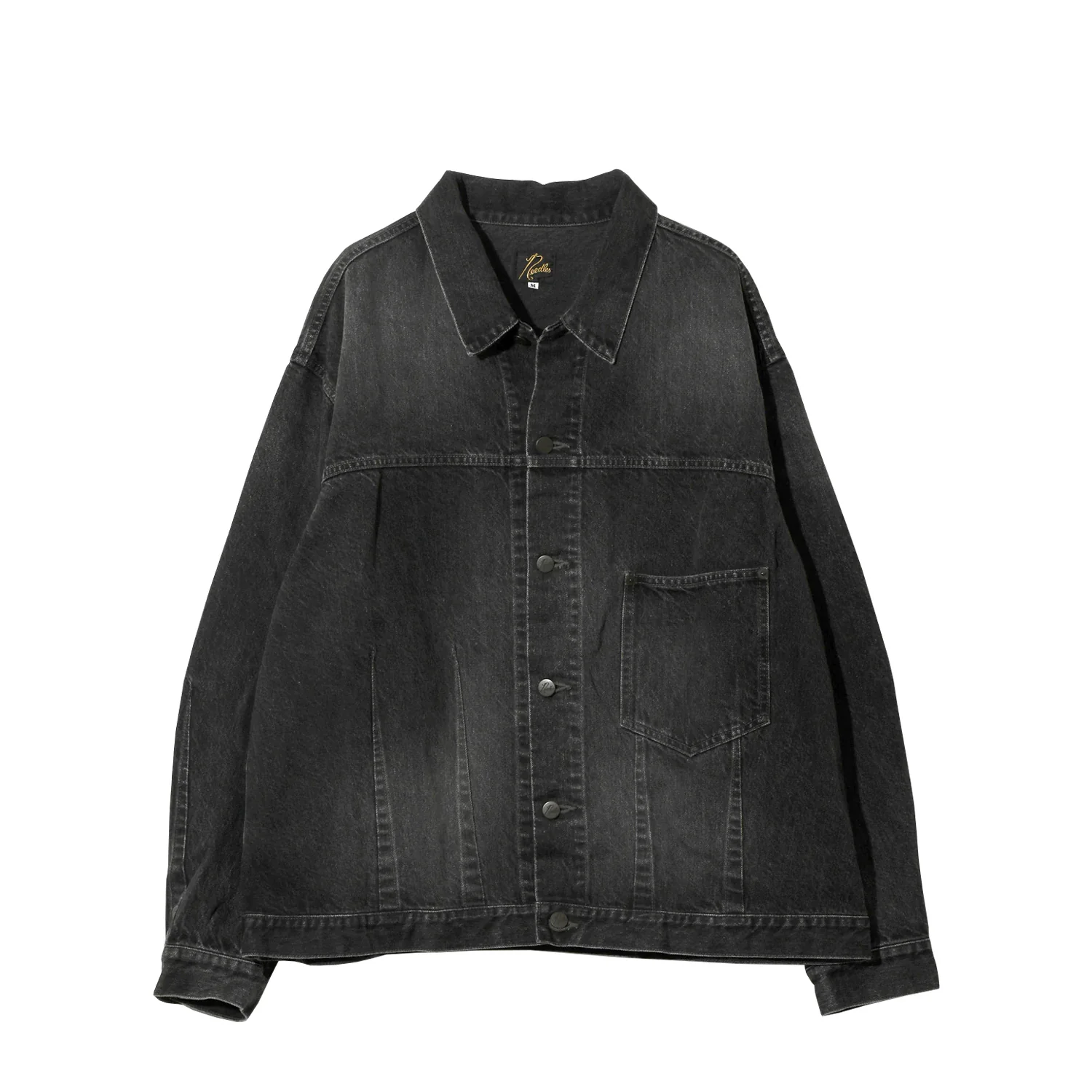 Needles DART BOTTOM JEAN JACKET, Black