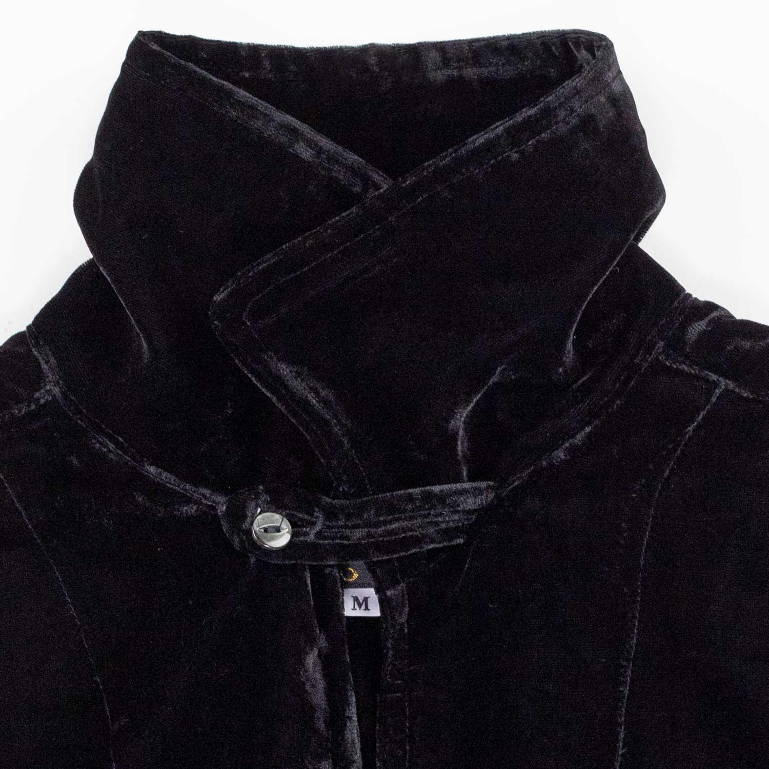 Needles ITALIAN COLLAR S/S SHIRT, Black - Image 3