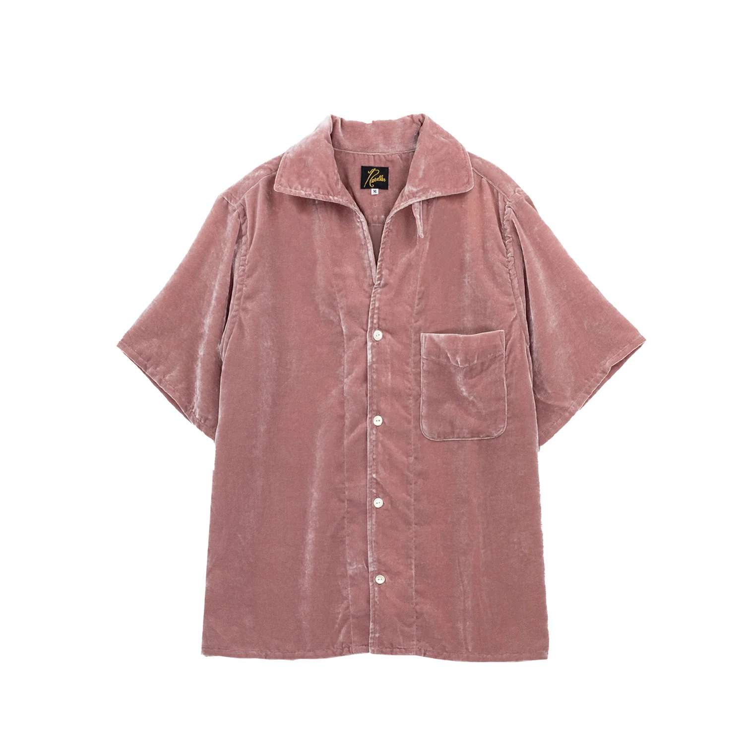 Needles ITALIAN COLLAR S/S SHIRT, Pink