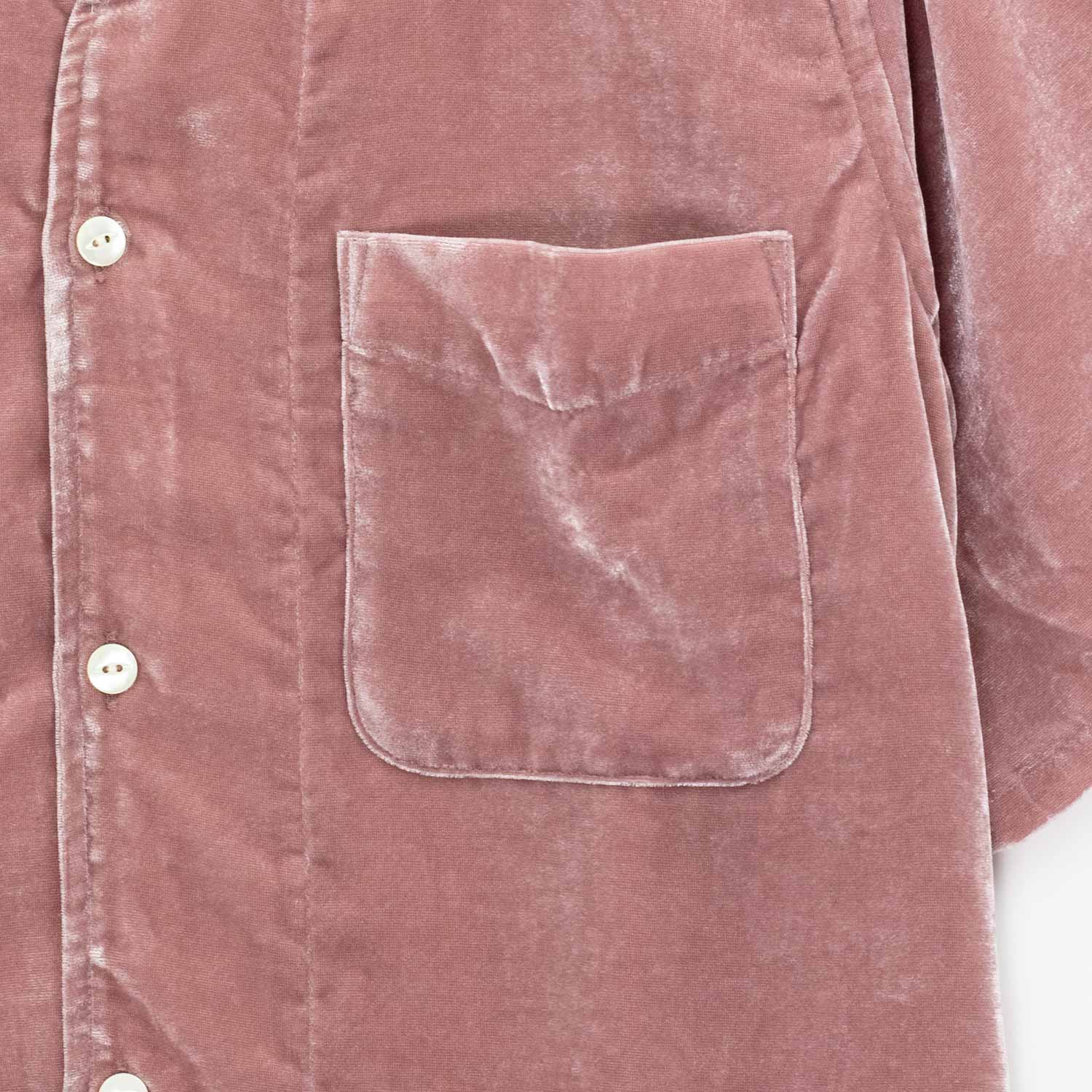 Needles ITALIAN COLLAR S/S SHIRT, Pink - Image 3