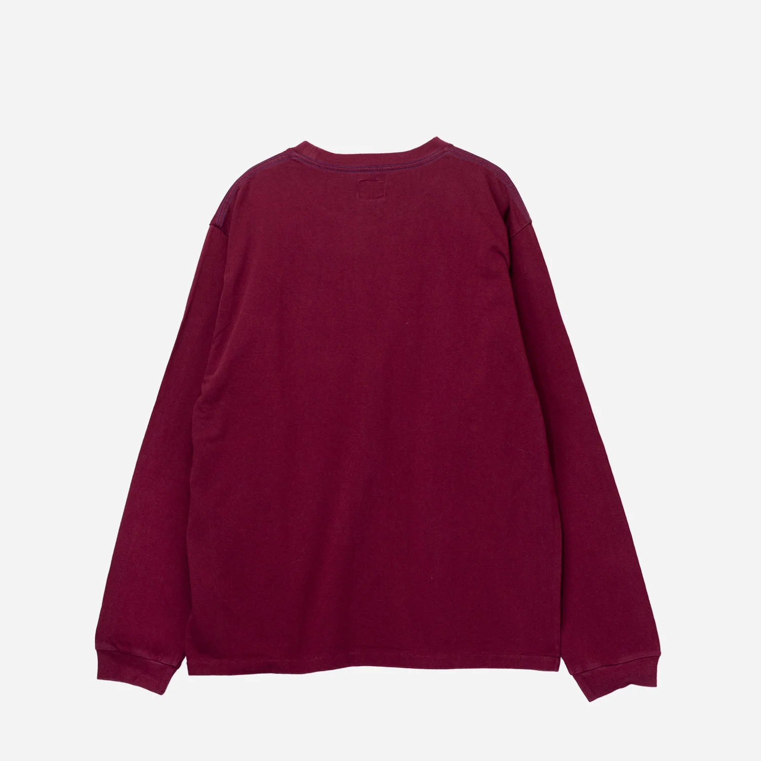 Needles L/S POCKET TEE, Burgundy - Image 5