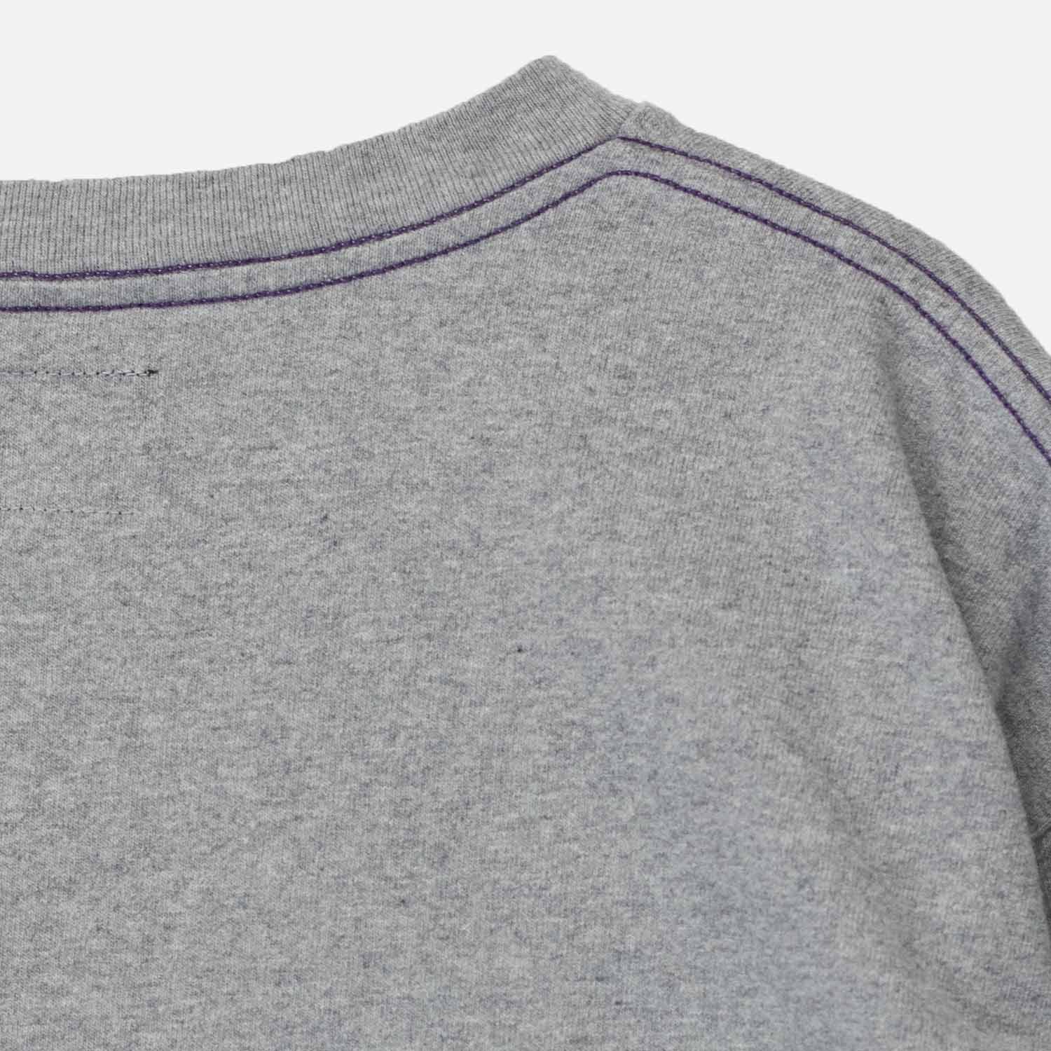 Needles L/S POCKET TEE, Heather Grey - Image 6