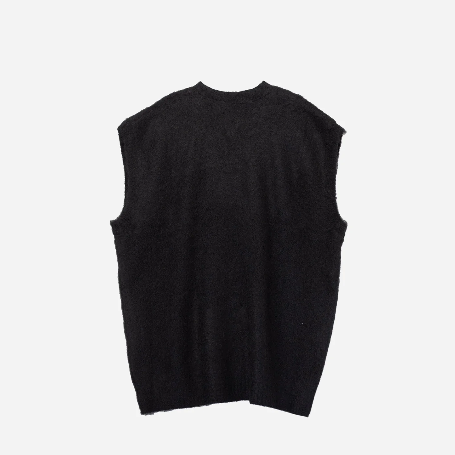 Needles MOHAIR KNIT VEST, Black - Image 3