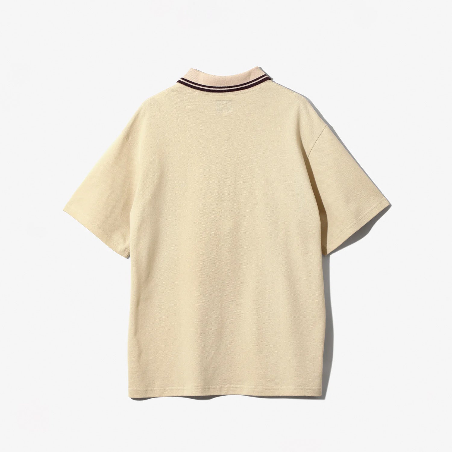 Needles REGULAR COLLAR POLO SHIRT, Beige - Image 2