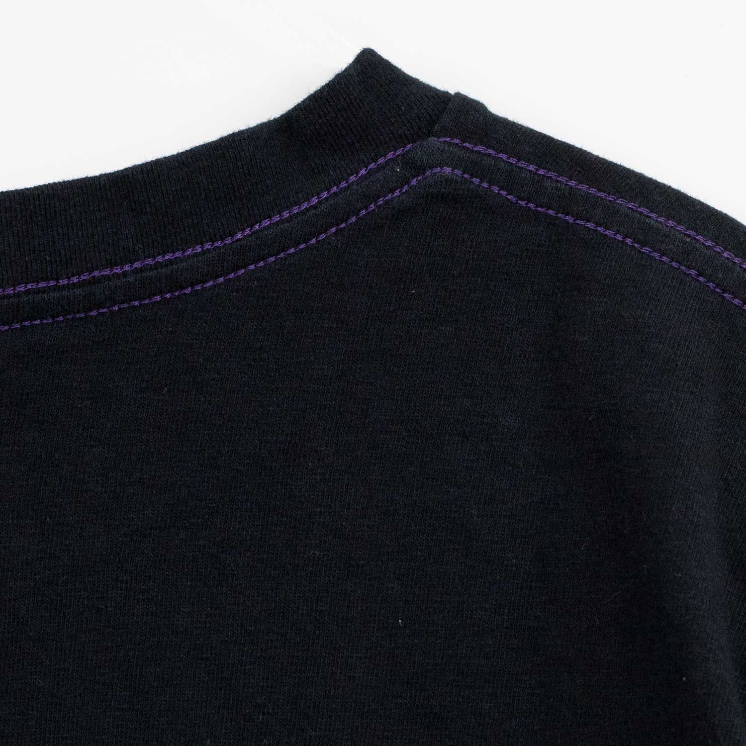 Needles S/S PAPILLON EMBROIDERY POCKET TEE, Black - Image 3