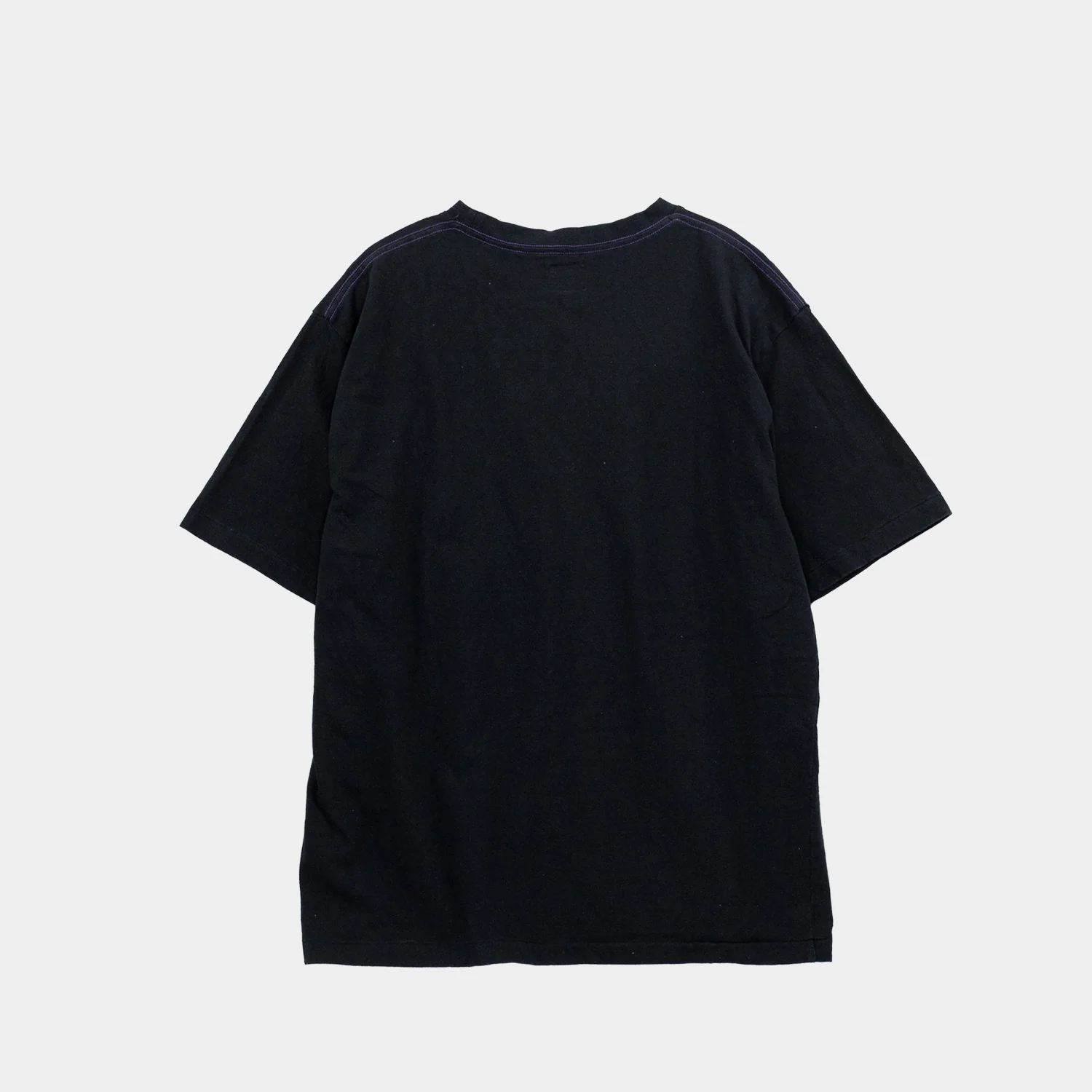 Needles S/S PAPILLON EMBROIDERY POCKET TEE, Black - Image 4