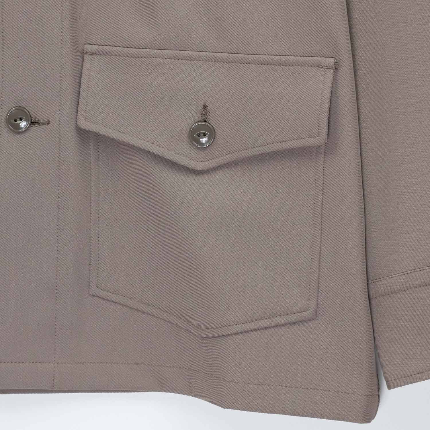 Needles UTILITY SHIRT, Taupe - Image 4