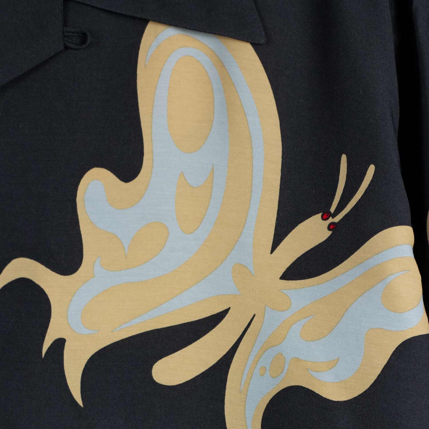 Needles x Kae Tanaka S/S ONE-UP SHIRT, Black - Image 3