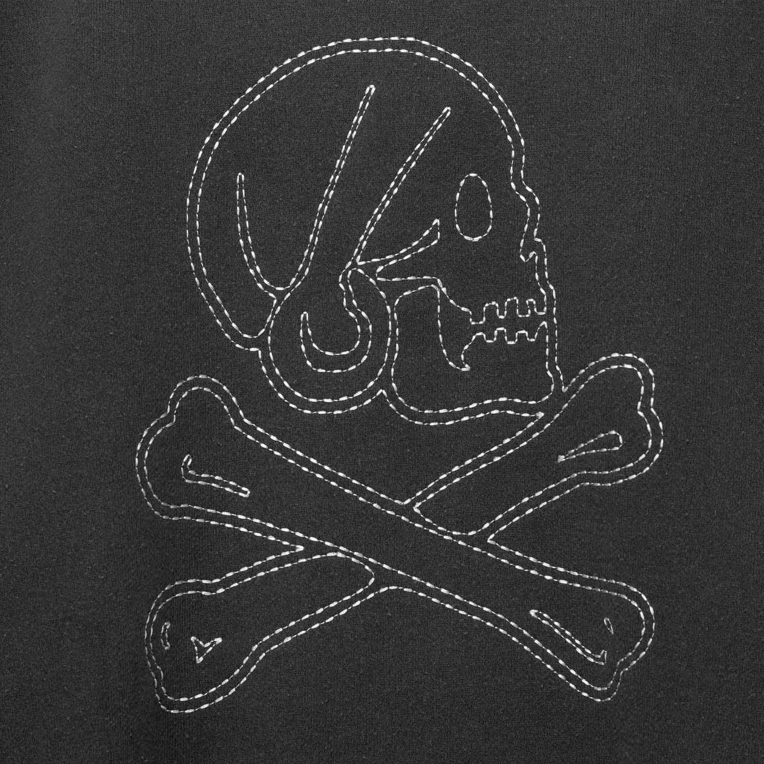 PIGMENT DYED SWEATSHIRT, Black - Image 4