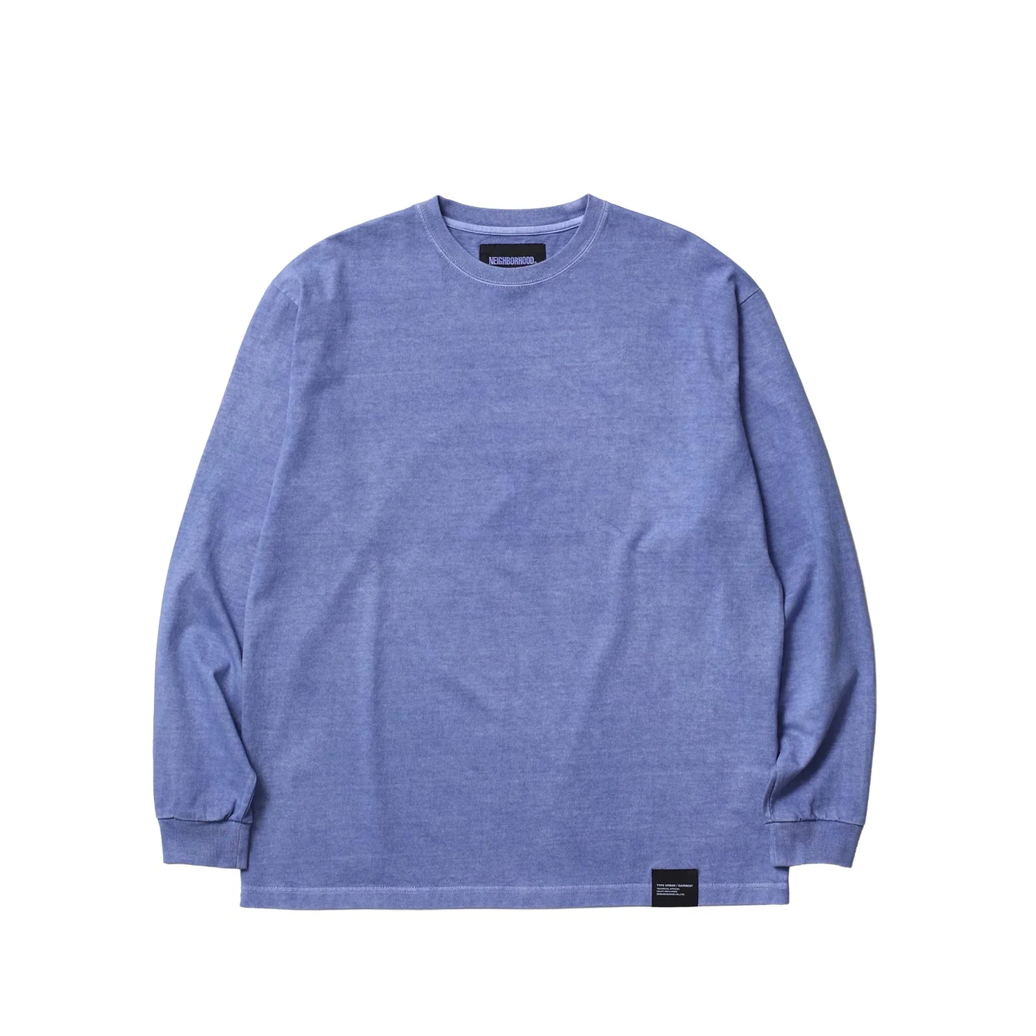 Neighborhood PIGMENT DYED CREWNECK LS, Blue