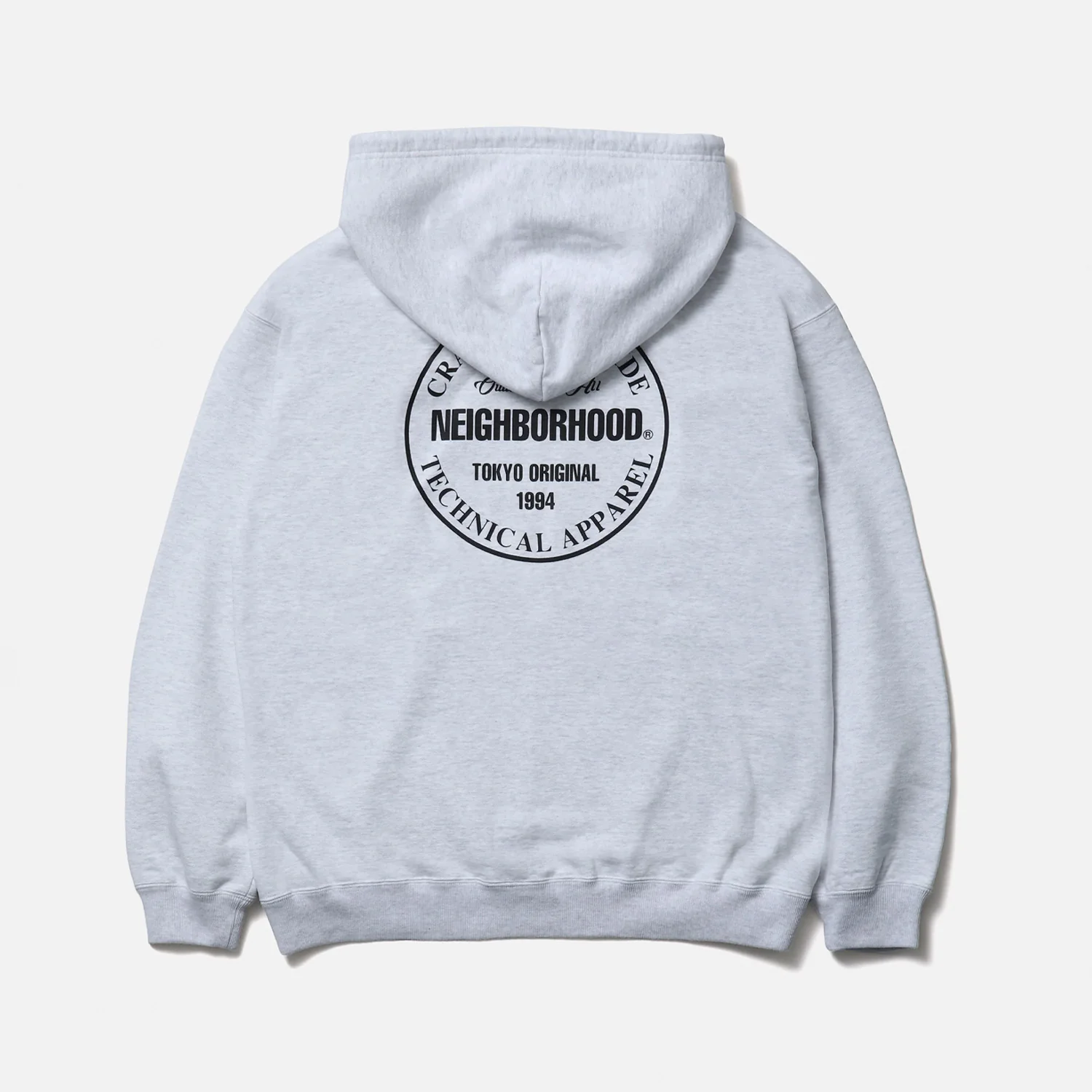 Neighborhood STAPLE SWEAT HOODIE LS , Oatmeal - Image 2