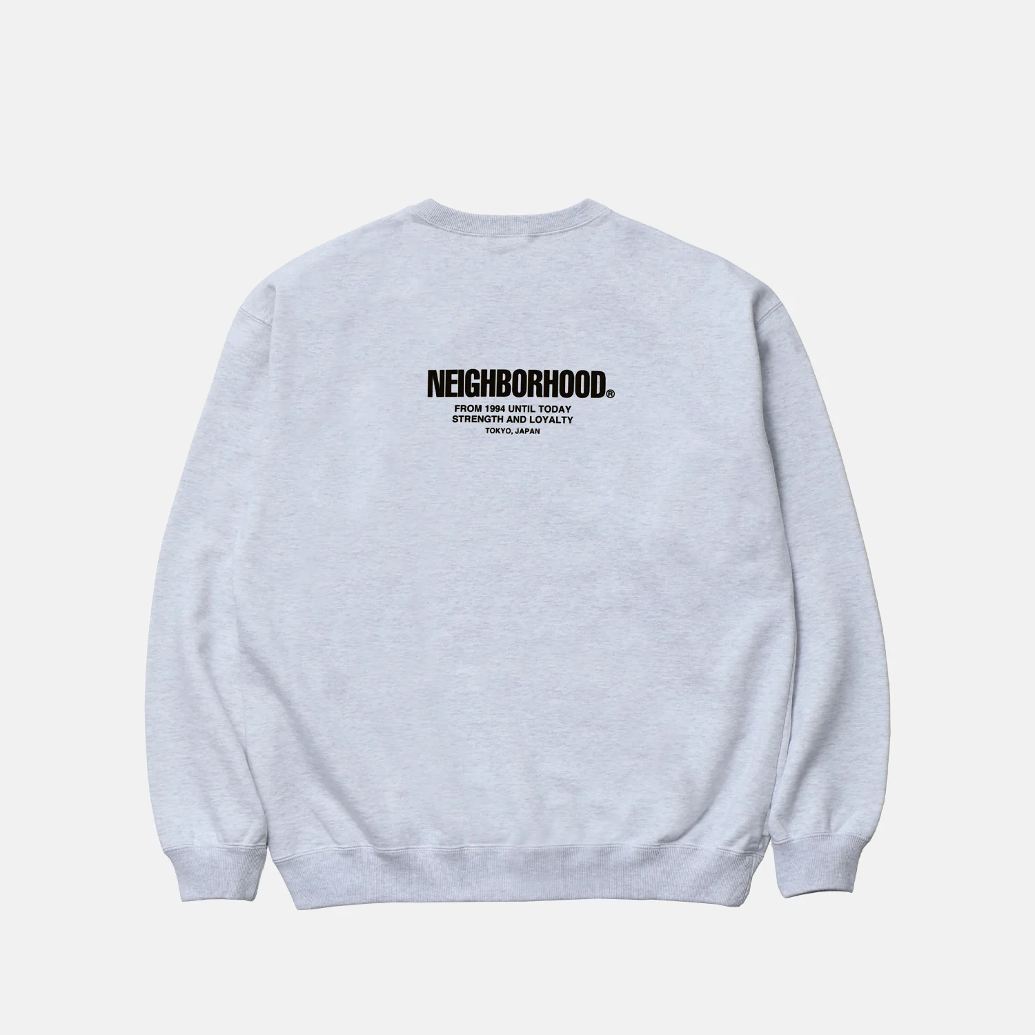 Neighborhood STAPLE SWEAT SHIRT LS, Oatmeal - Image 2