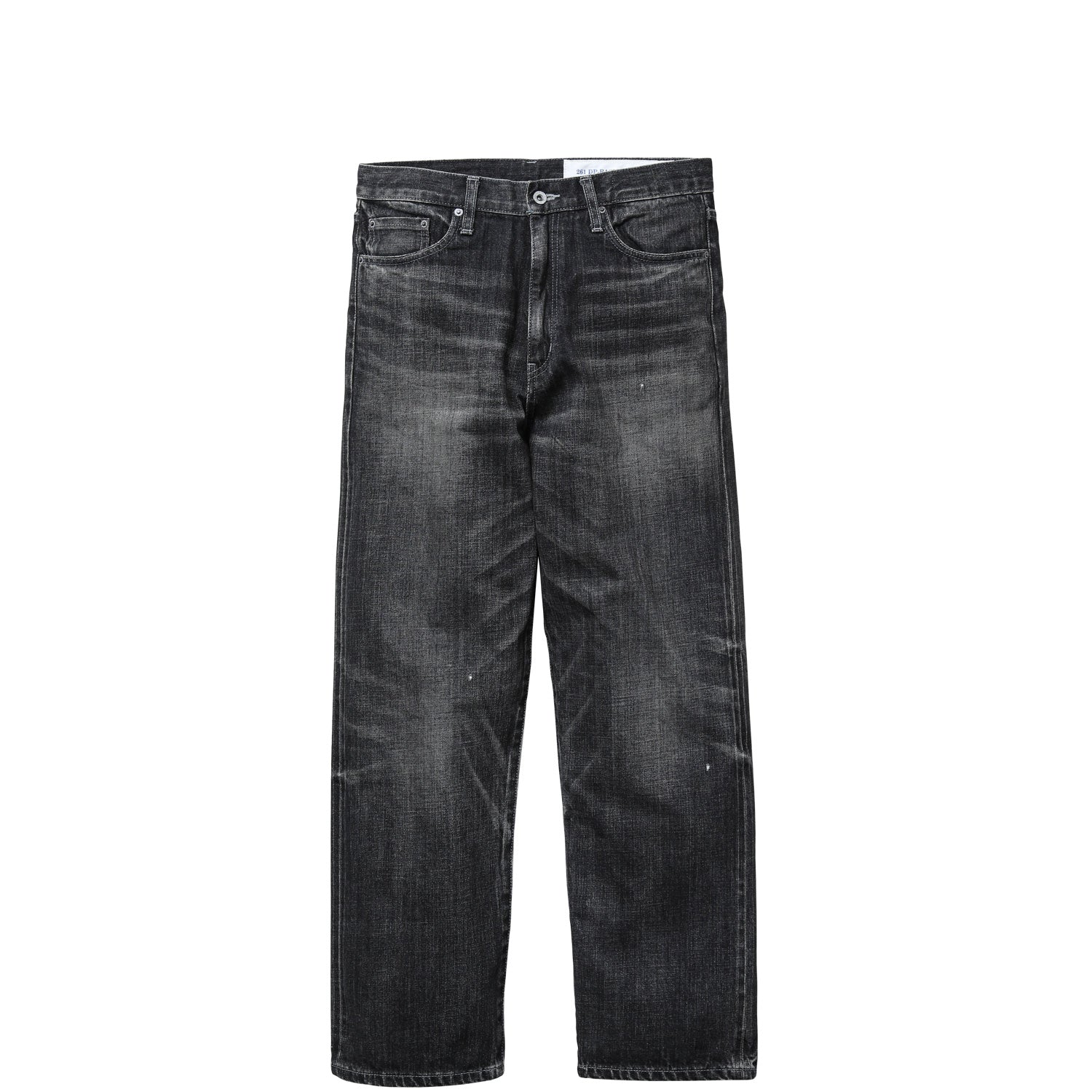 Neighborhood WASHED DENIM DP BASIC PANT, Black