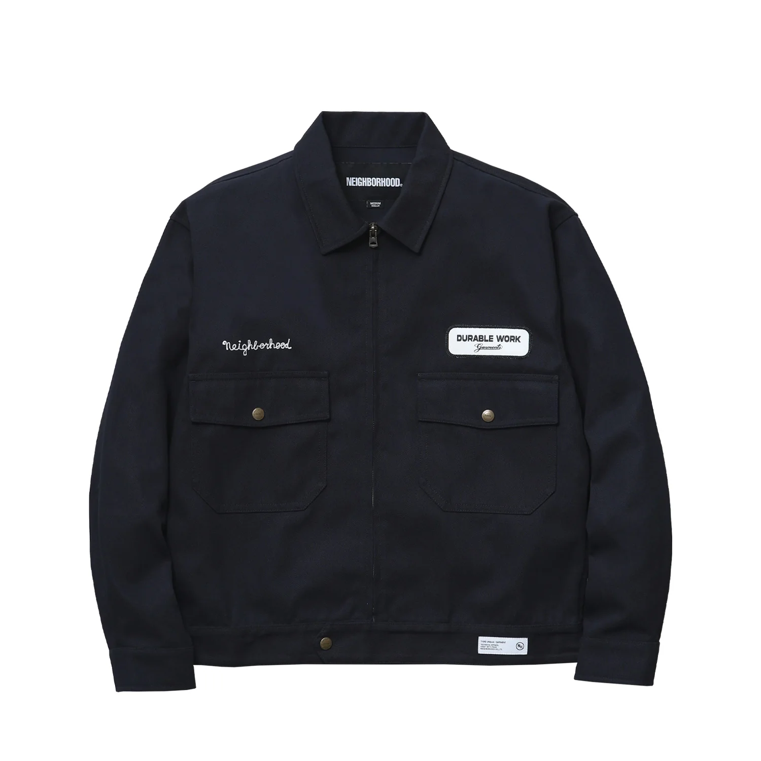 Neighborhood ZIP WORK JACKET, Navy