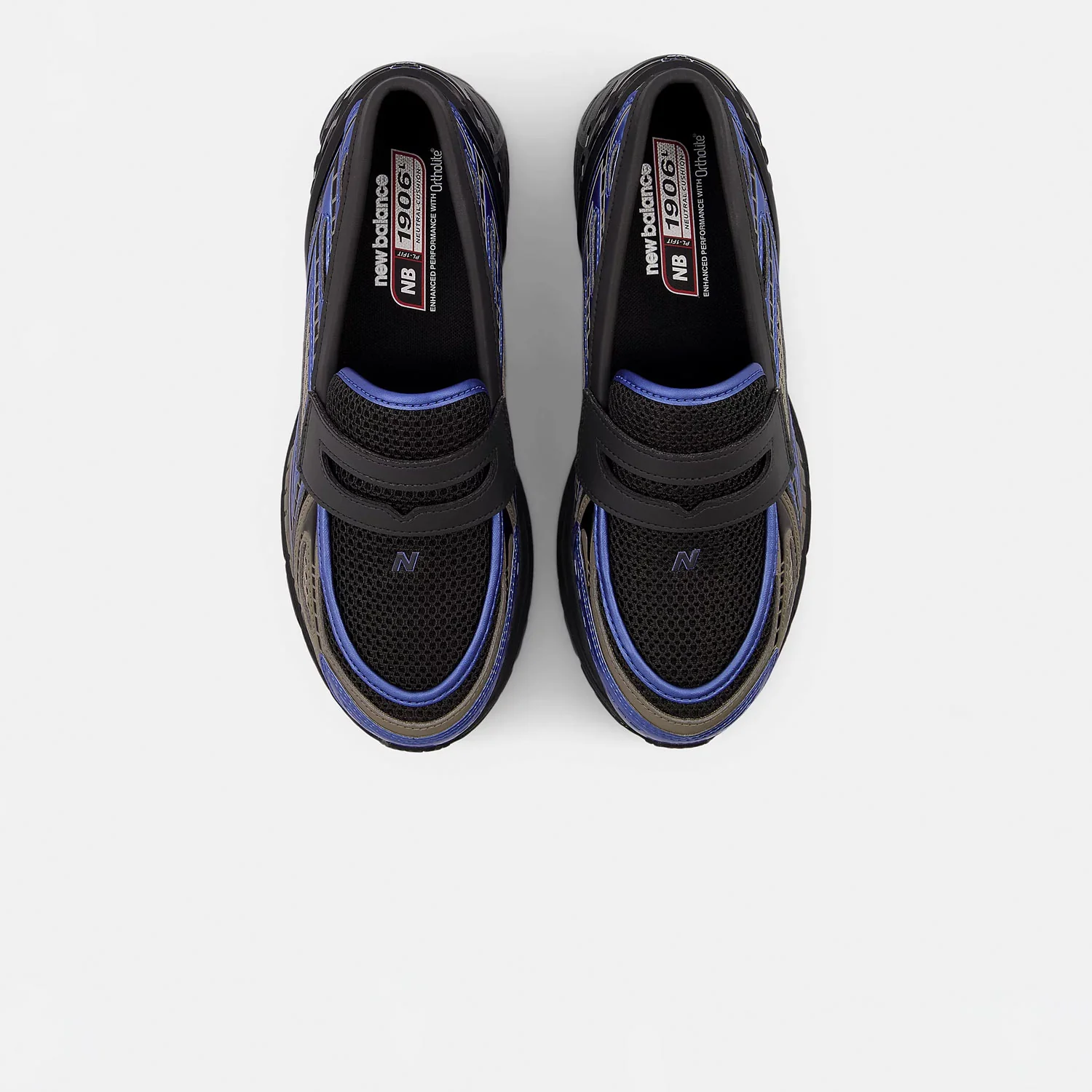 New Balance U1906LAR, Black Cement/Blue Gemstone - Image 4