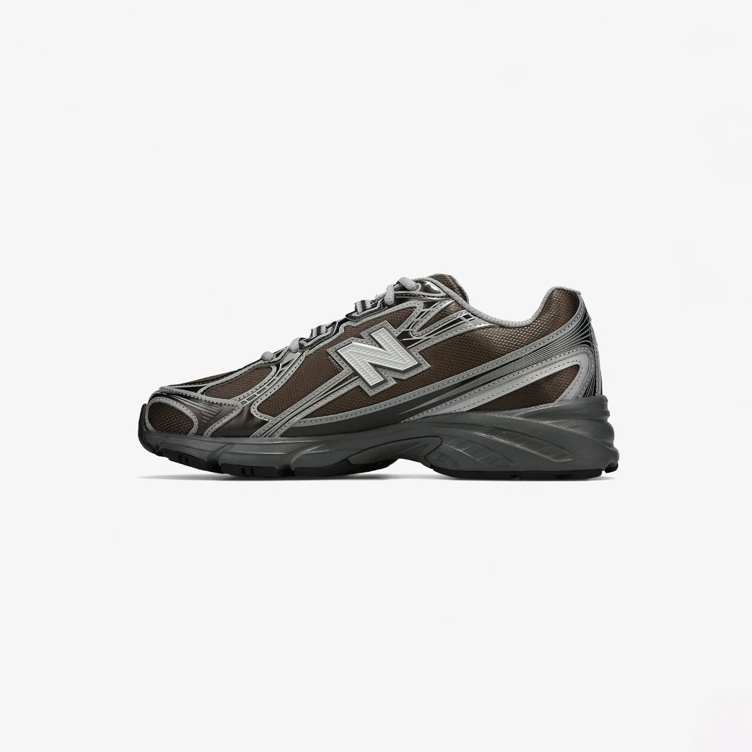 New Balance U7407YI, Black Metallic/Castlerock - Image 2