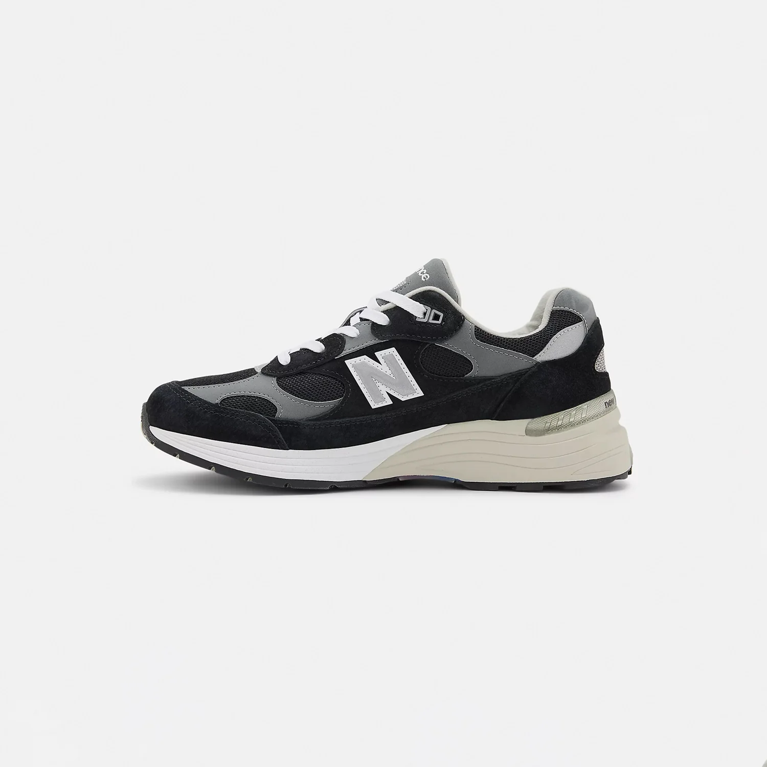 New Balance U992BK MADE IN USA, Black/Grey/Silver Metallic - Image 2