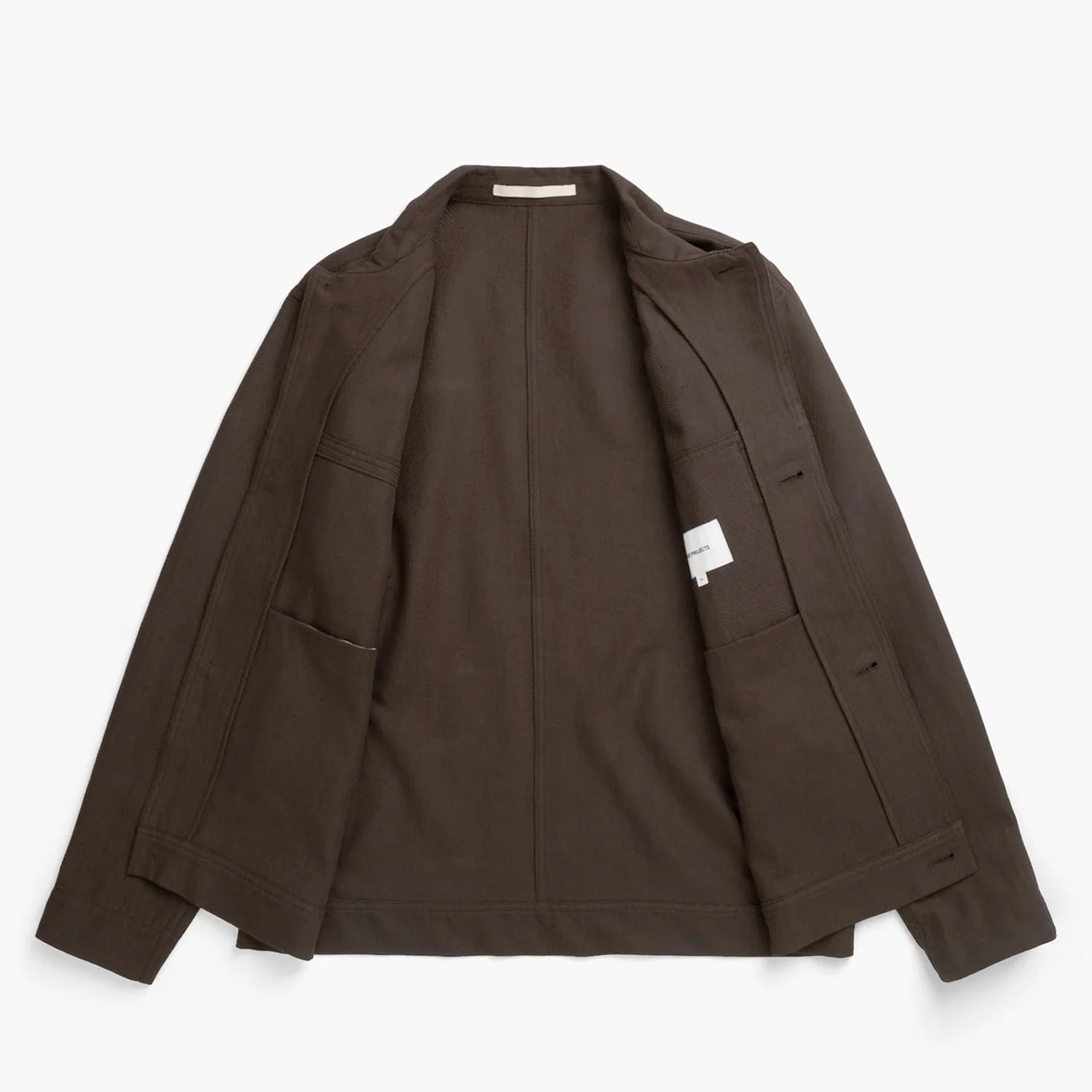 Norse Projects ARRESKOV COTTON LINEN OVERSHIRT, Delicioso Brown - Image 2