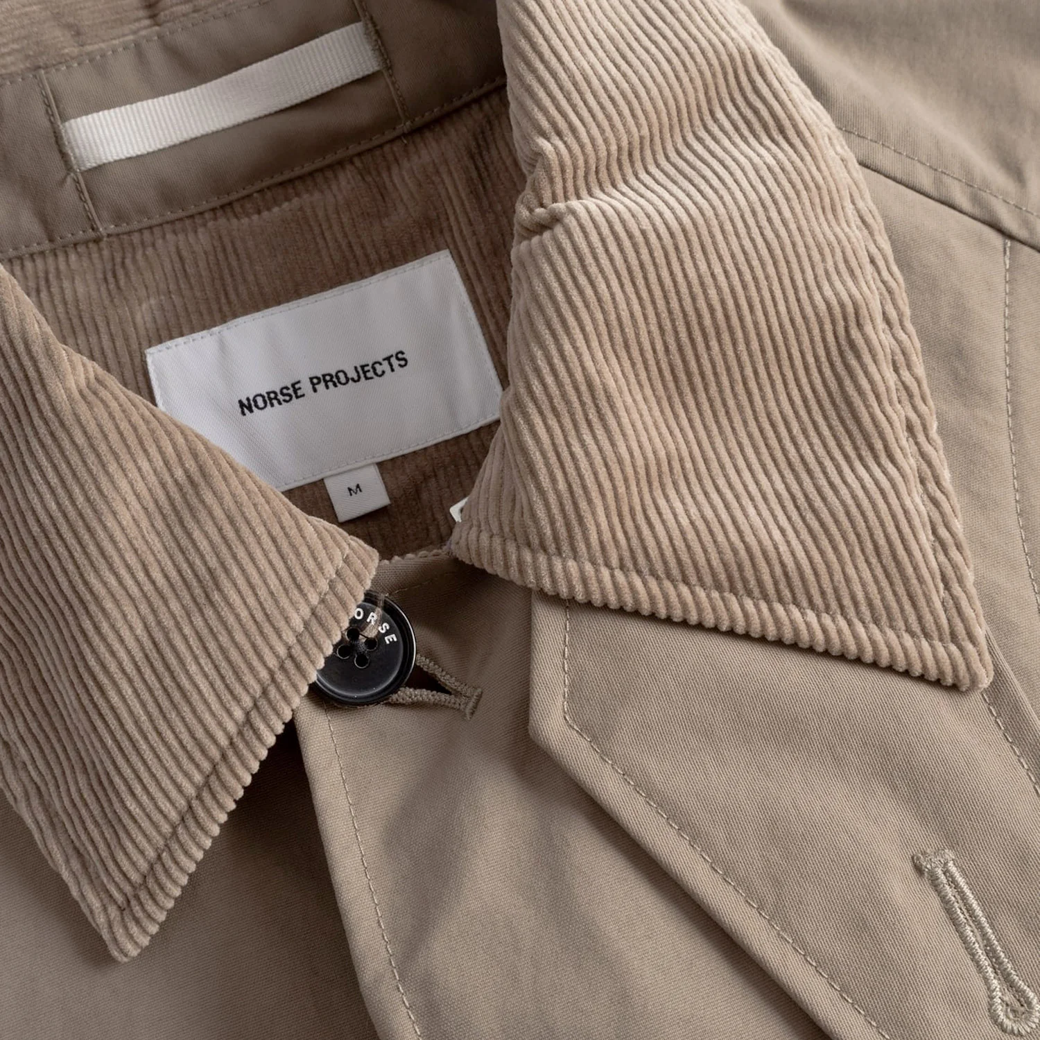 Norse Projects GRIPSKOV WINDSTOPPER JACKET, Walnut - Image 3