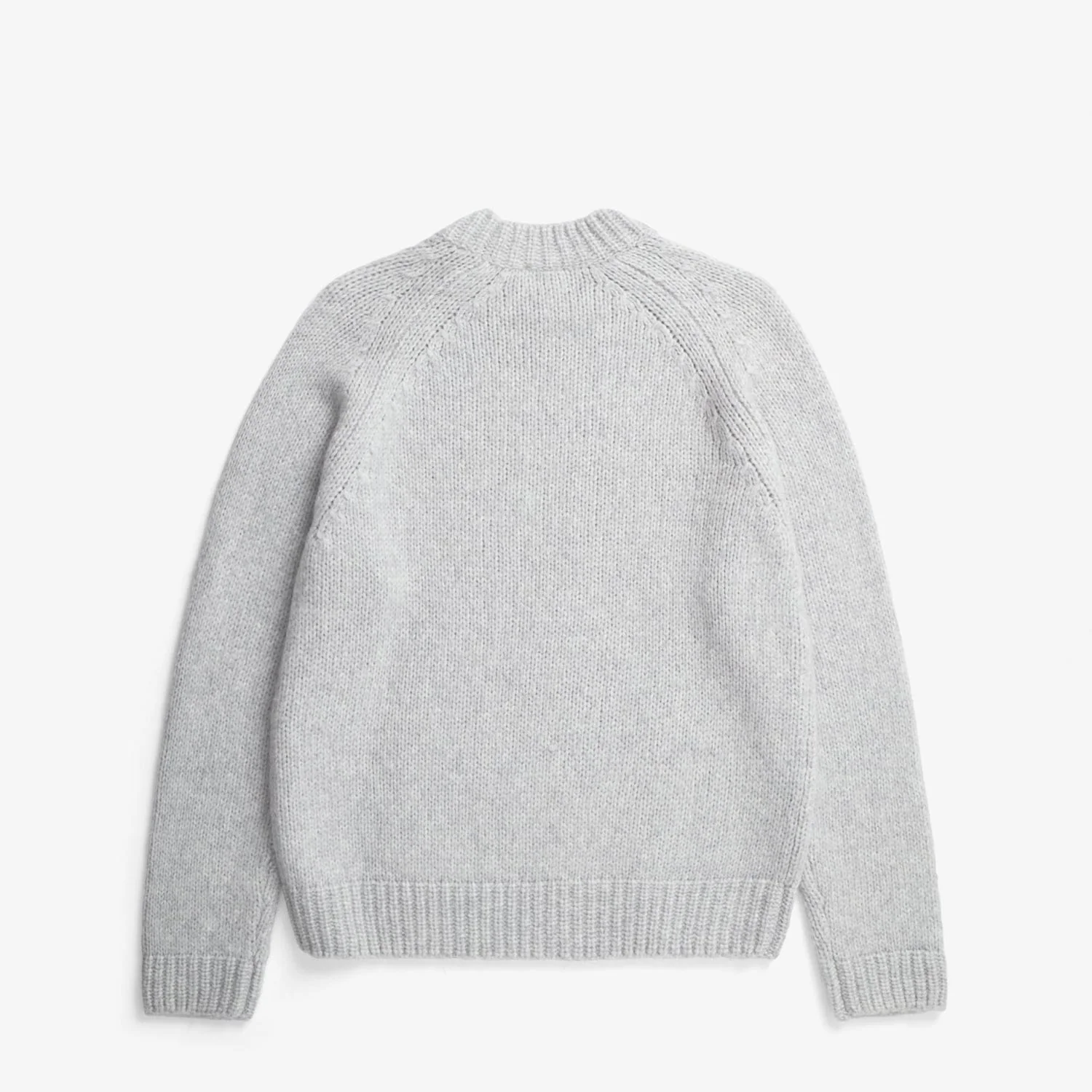 Norse Projects BIRGER WOOL RAGLAN, Light Grey Melange - Image 2