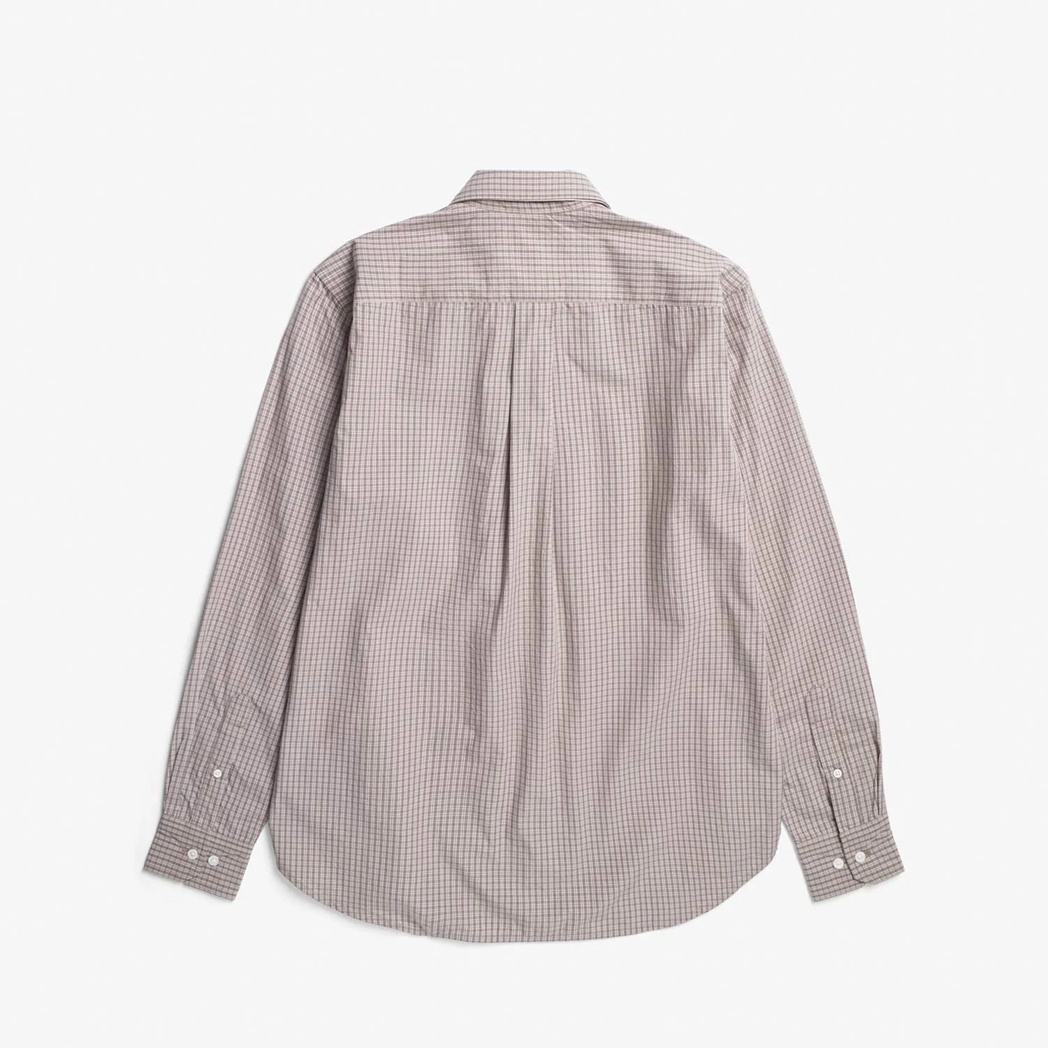 Norse Projects OLE OVERSIZED POPLIN CHECK SHIRT, Walnut - Image 2