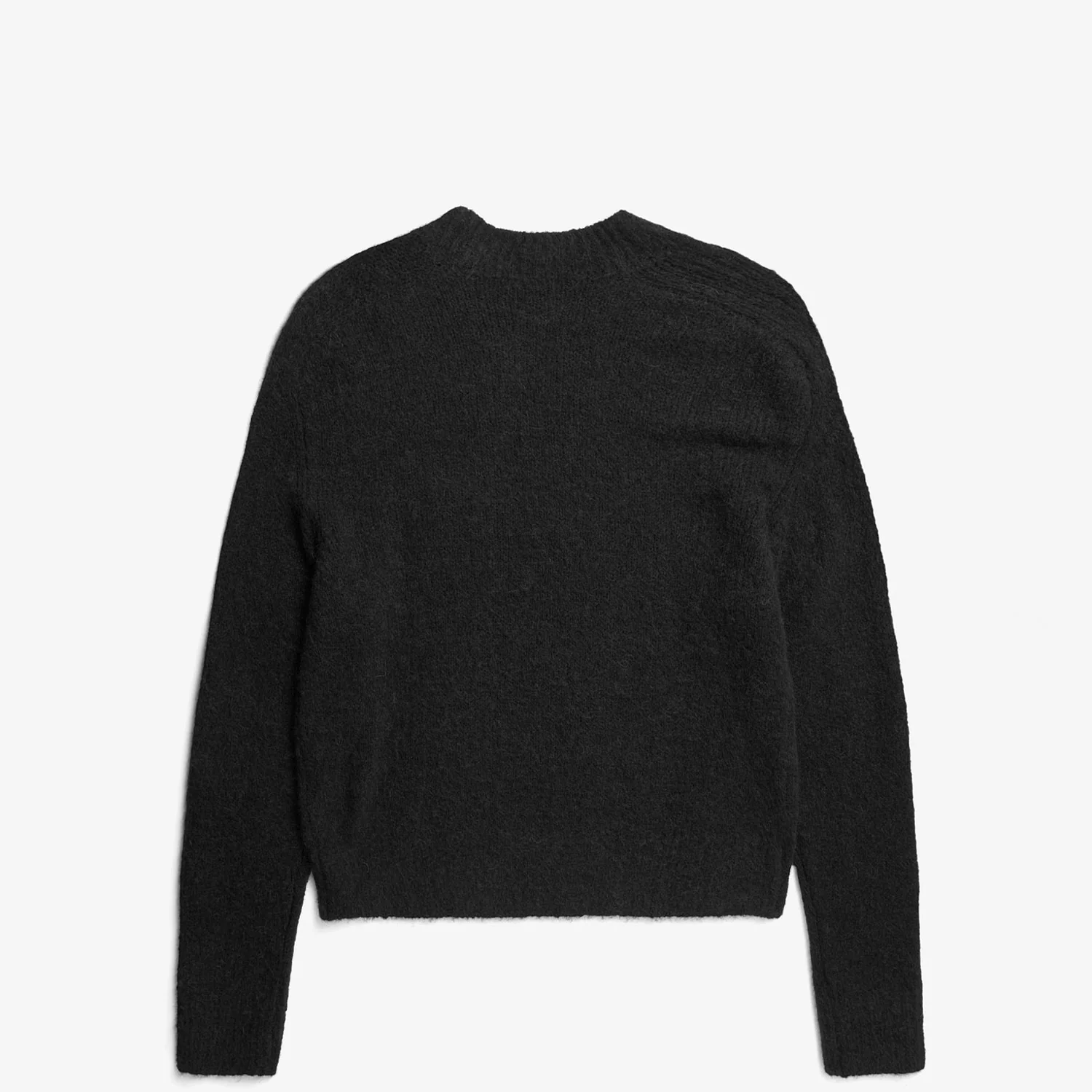 Norse Projects RASMUS MOCK NECK RELAXED BRUSHED, Black - Image 2