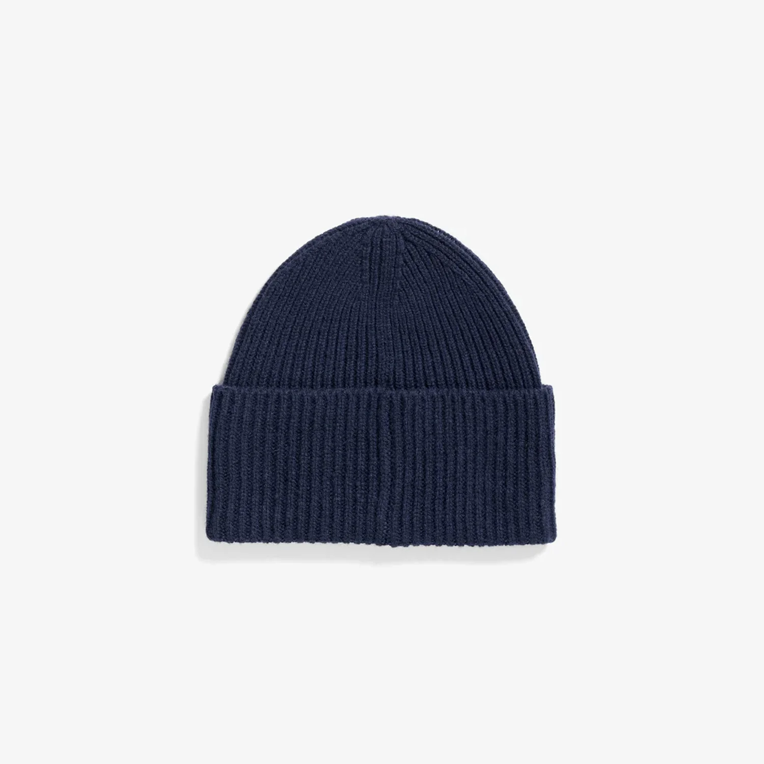 Norse Projects STANDARD MERINO LAMBSWOOL BEANIE, Navy - Image 2