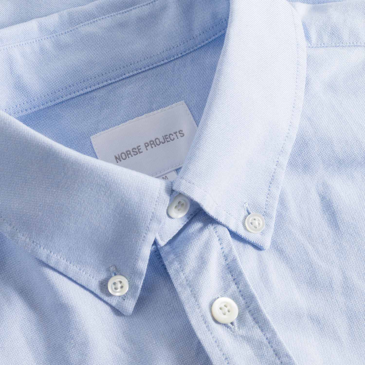 Norse Projects STANDARD OXFORD BD SHIRT, Pale Blue - Image 3
