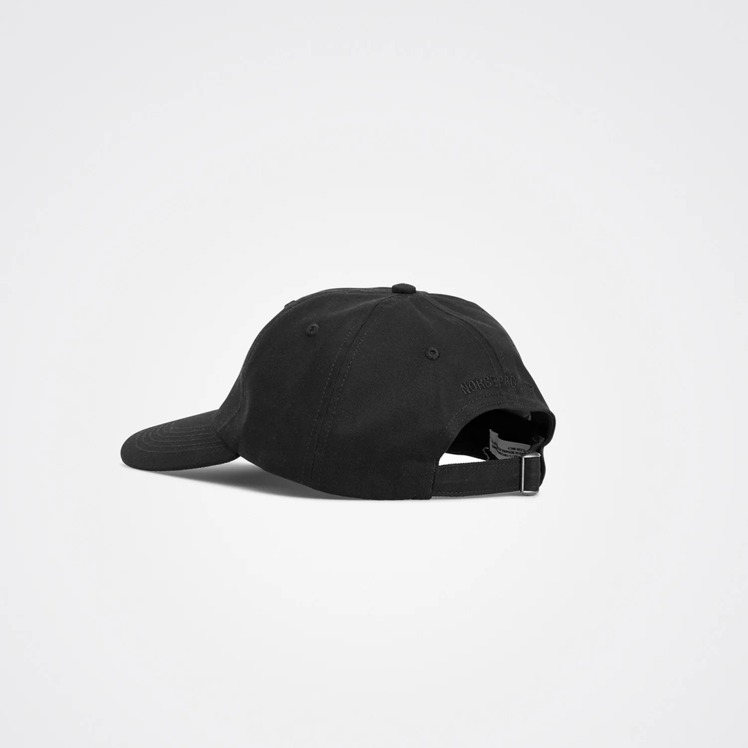 Norse Projects TWILL SPORTS CAP, Black - Image 2