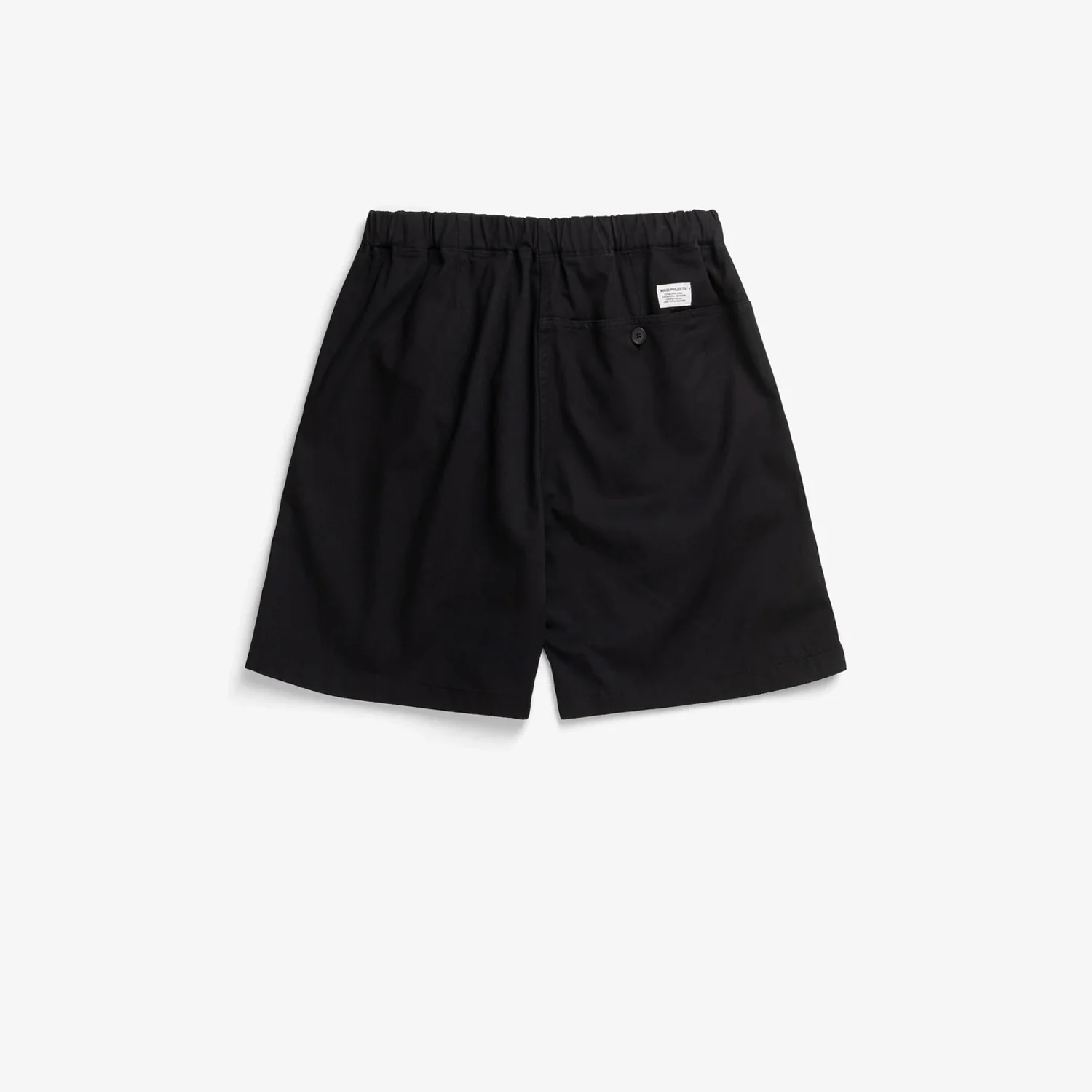 Norse Projects TRYSIL REGULAR STRETCH TWILL SHORTS, Black - Image 2