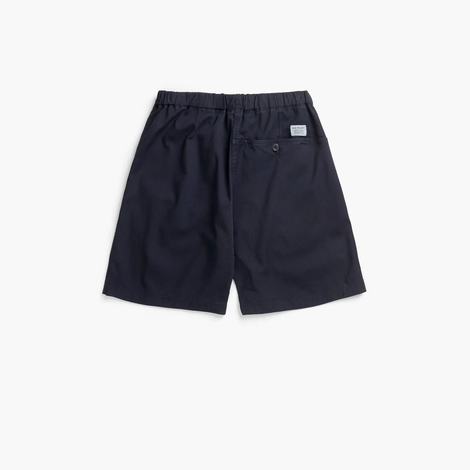 Norse Projects TRYSIL REGULAR STRETCH TWILL SHORTS, Dark Navy - Image 2