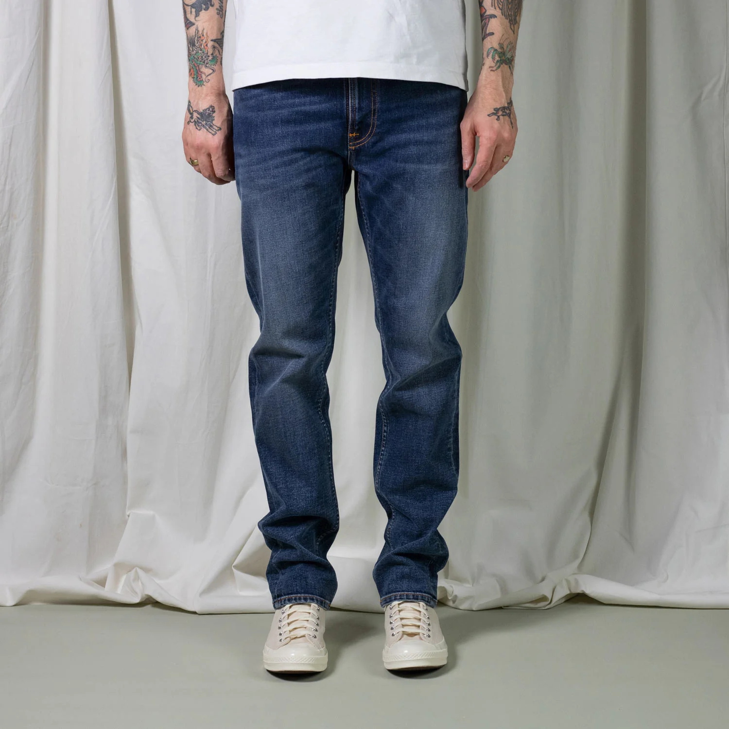 Nudie Jeans LEAN DEAN, Troubled Sea - Image 2
