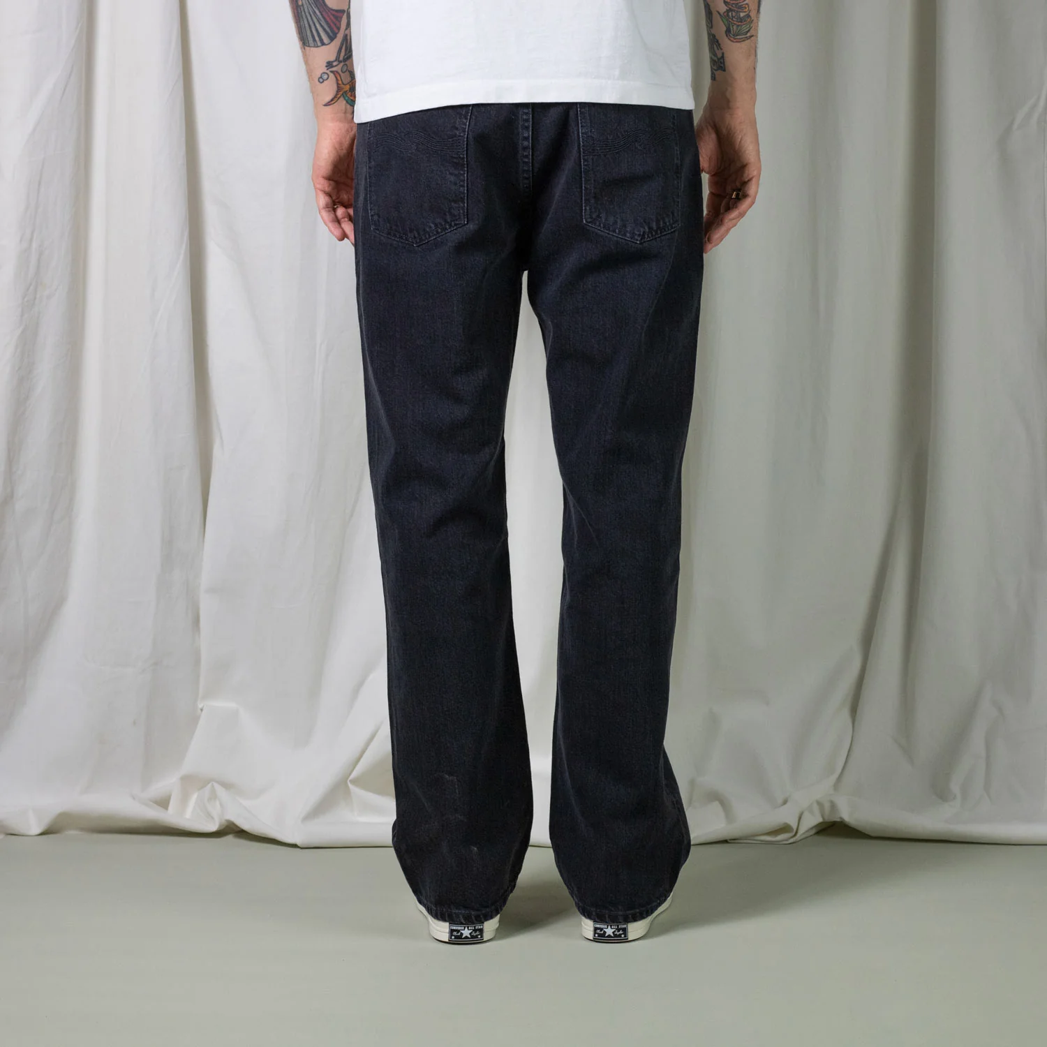 Nudie Jeans TUFF TONY, Black Vintage - Image 3