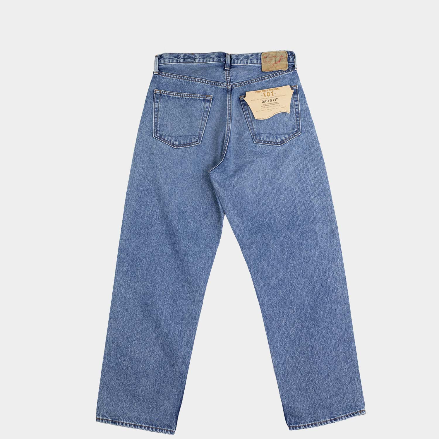 orSlow 101 DAD'S FIT DENIM PANTS DENIM, Used - Image 4
