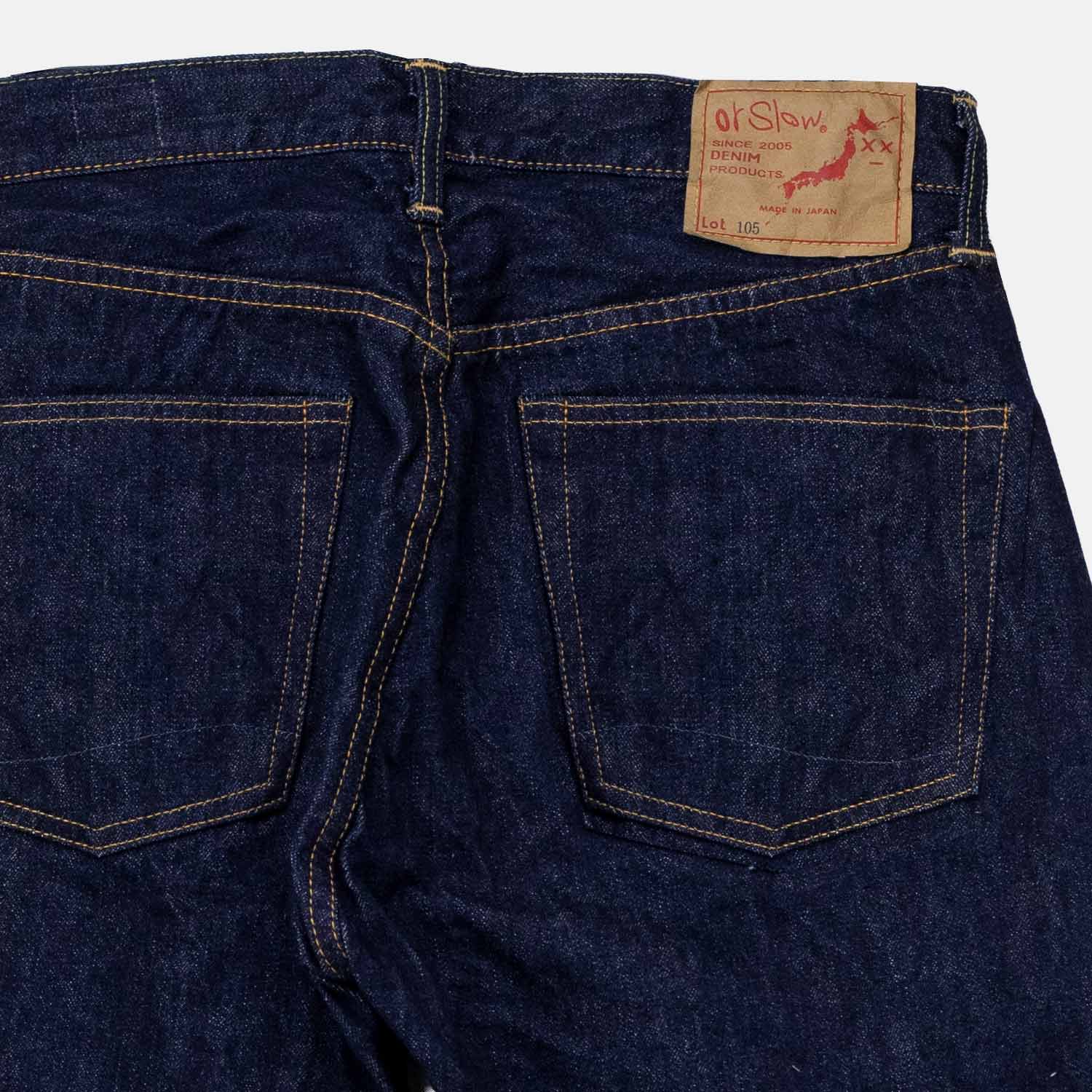 orSlow 105 STANDARD DENIM, Onewash Selvage - Image 4