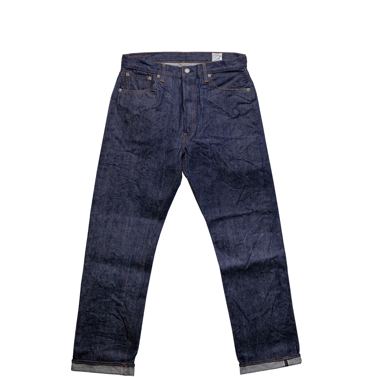 orSlow 1966''S STANDARD DENIM JEANS, Denim One Wash